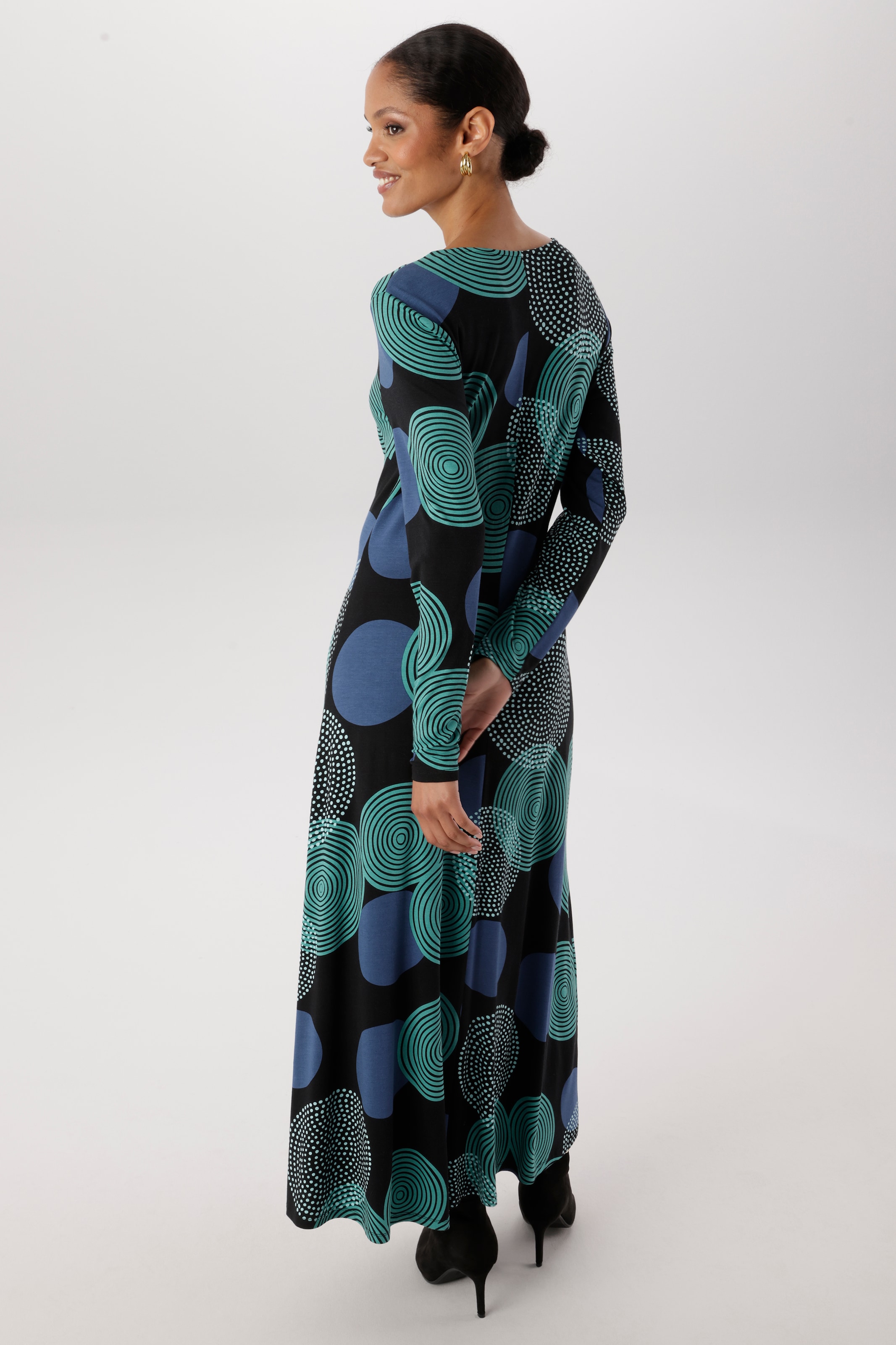 Aniston SELECTED Maxikleid mit etwas weiter schwingendem Rockteil - NEUE KOLLEKTION