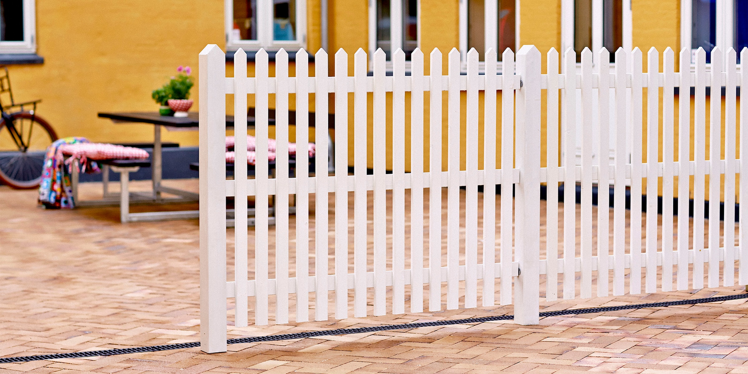 PLUS Gartenzaun »Skagen«, Höhe: 80 und 120 cm, Gesamtlänge: 4,78 bis 23,62 m, zum Einbetonieren