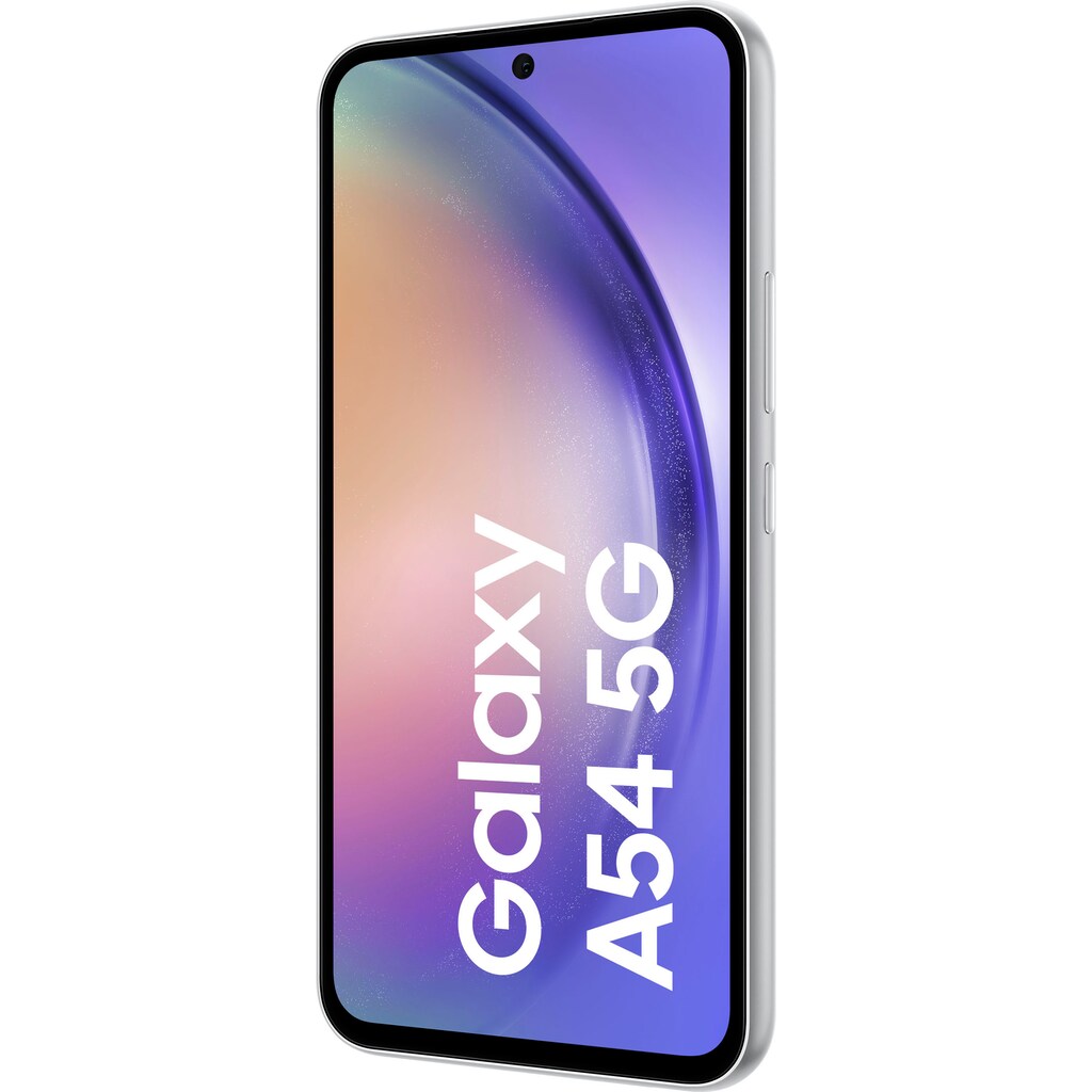 Samsung Smartphone »Galaxy A54 5G 256GB«, weiß, 16,31 cm/6,4 Zoll, 256 GB Speicherplatz, 50 MP Kamera