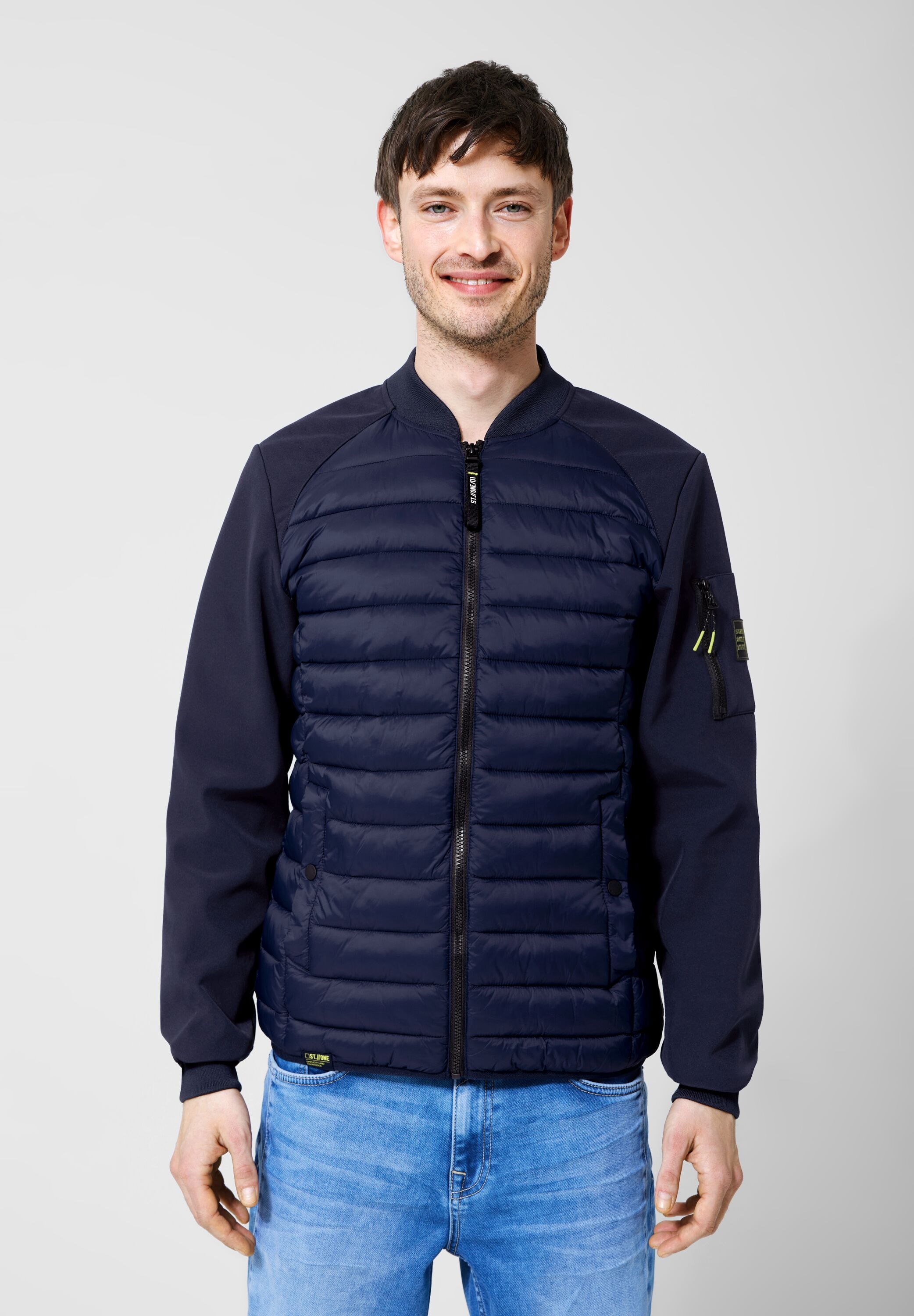 STREET ONE MEN Steppjacke, ohne Kapuze