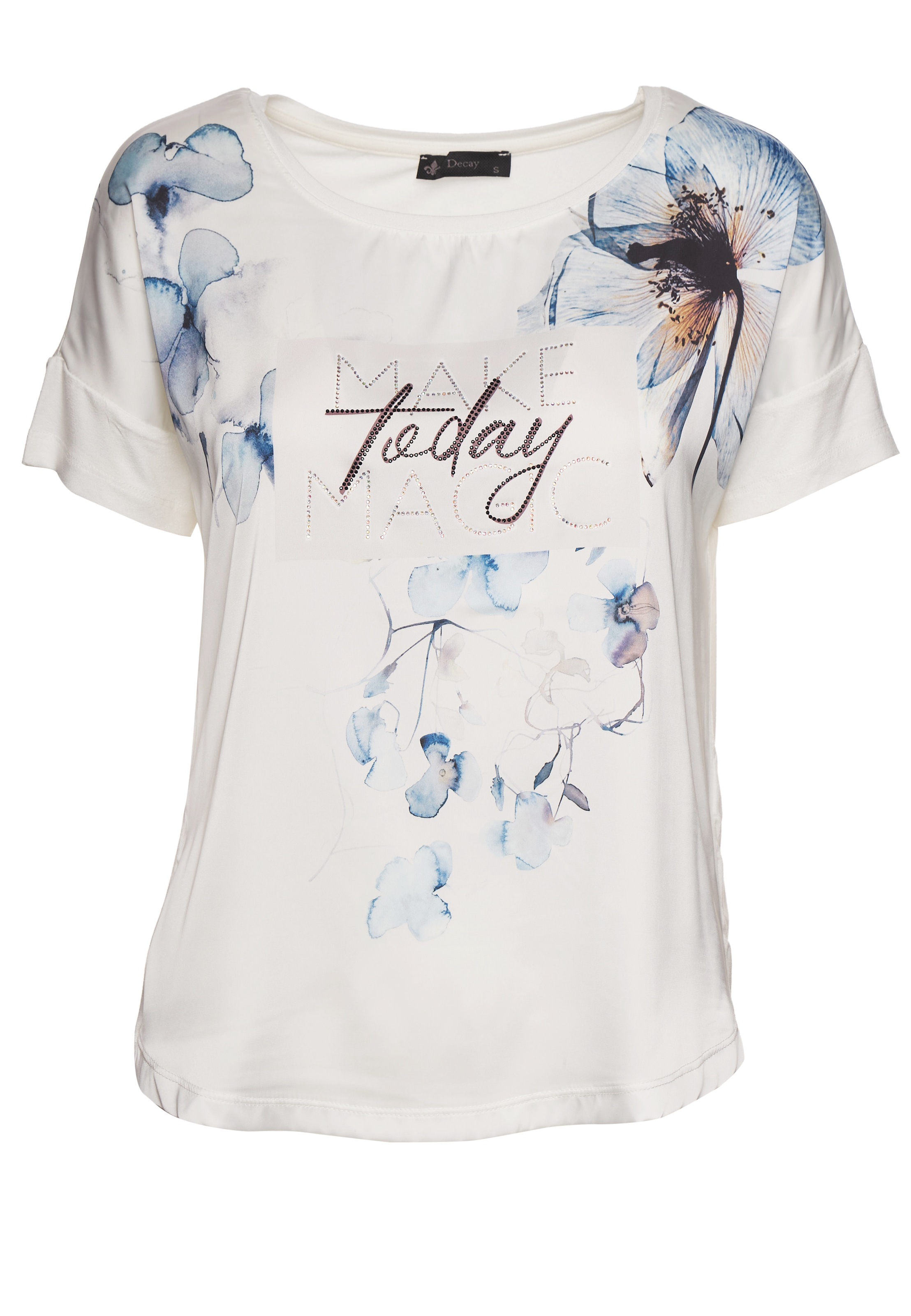 Decay T-Shirt, mit tollem Blumen-Print