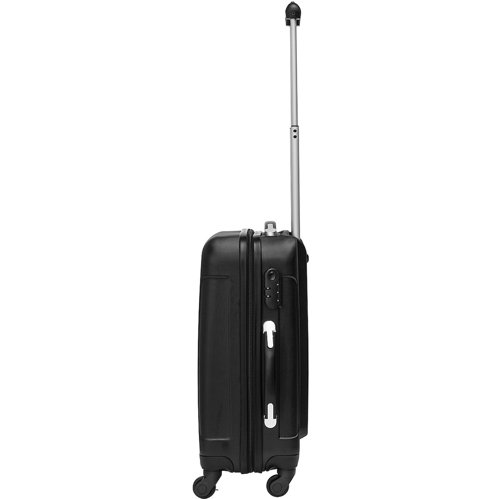 Packenger Trolleyset »Travelstar«, (3 tlg.), Reiseset klein mittel groß Gepäckset Hartschallentrolleys