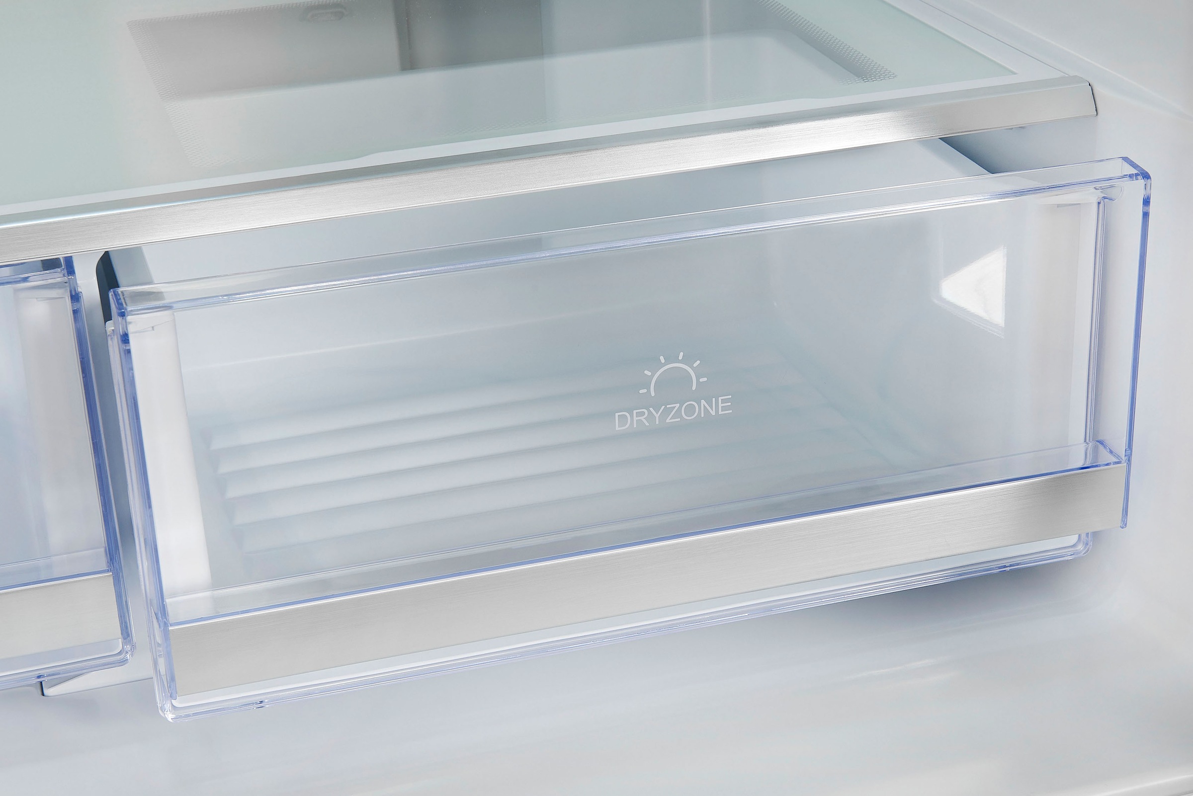 exquisit Multi Door »MD430-100-WS-200E inoxlook«, 432 L Volumen, Total NoFrost, Schnellgefrieren, 4 Sterne