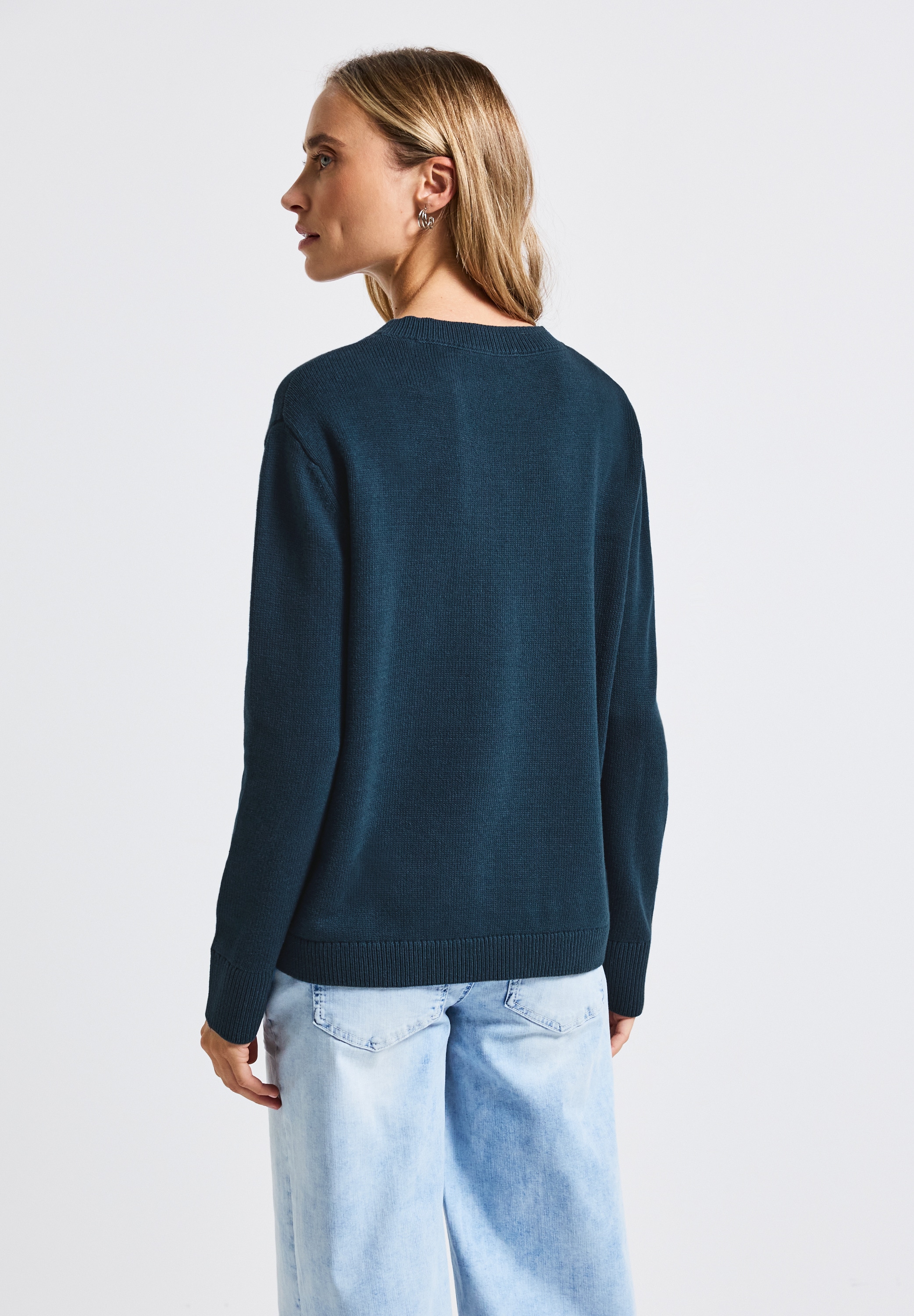 STREET ONE Strickpullover, im soften Baumwoll-Mix