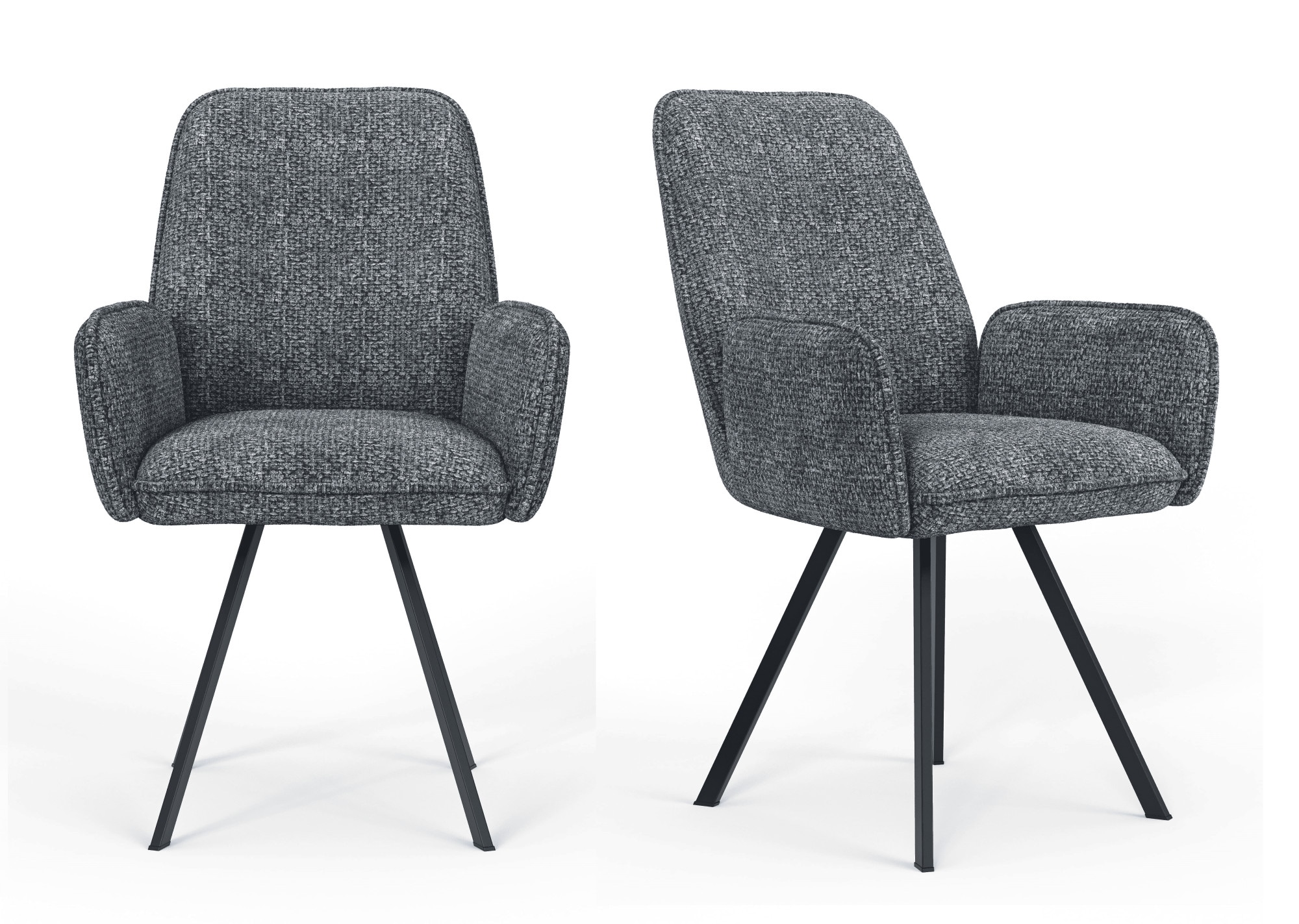 OTTO home Armlehnstuhl "Mily Esszimmerstuhl, Polstersessel, Wohnstuhl, Esss günstig online kaufen