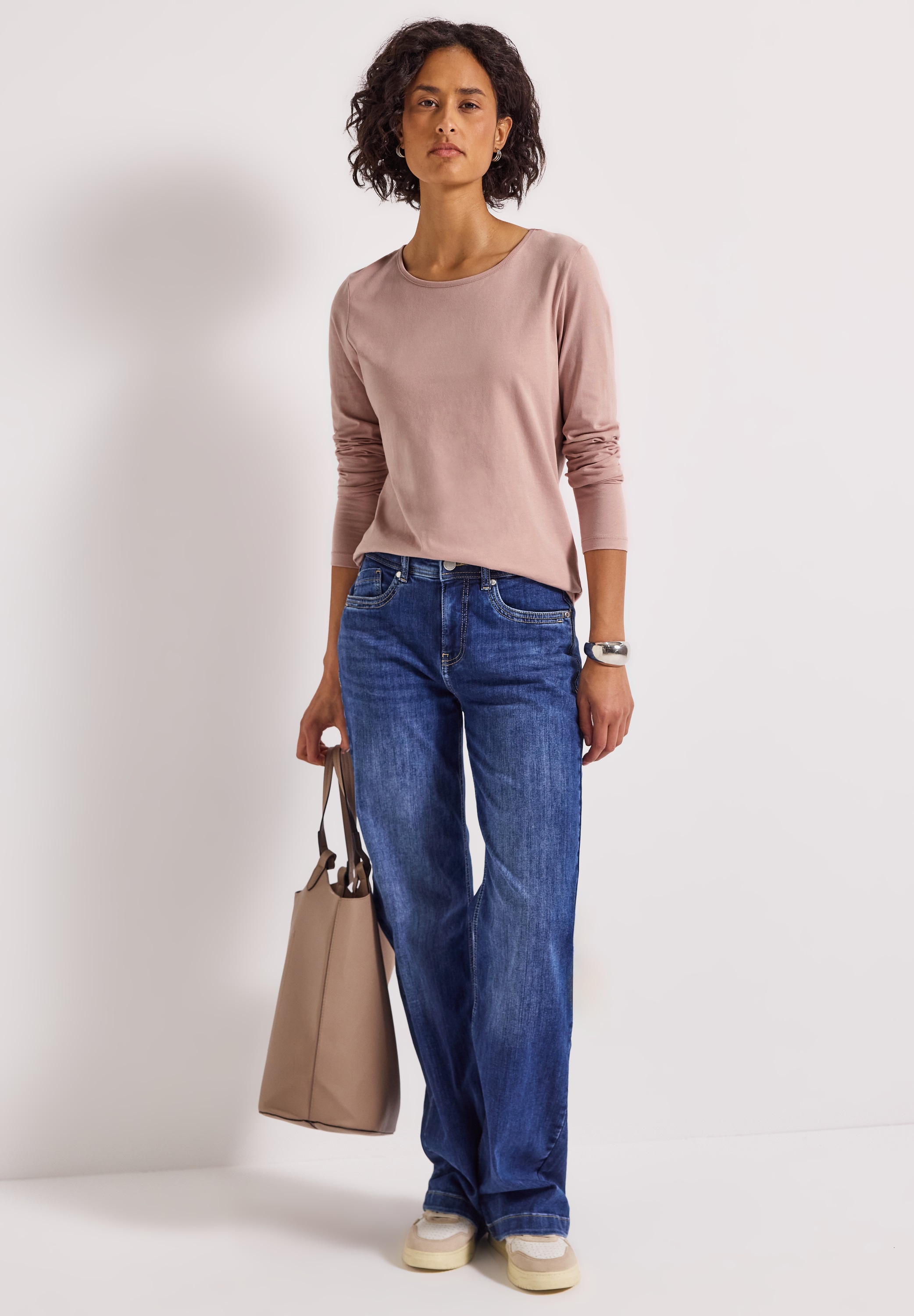 STREET ONE Langarmshirt, Basic