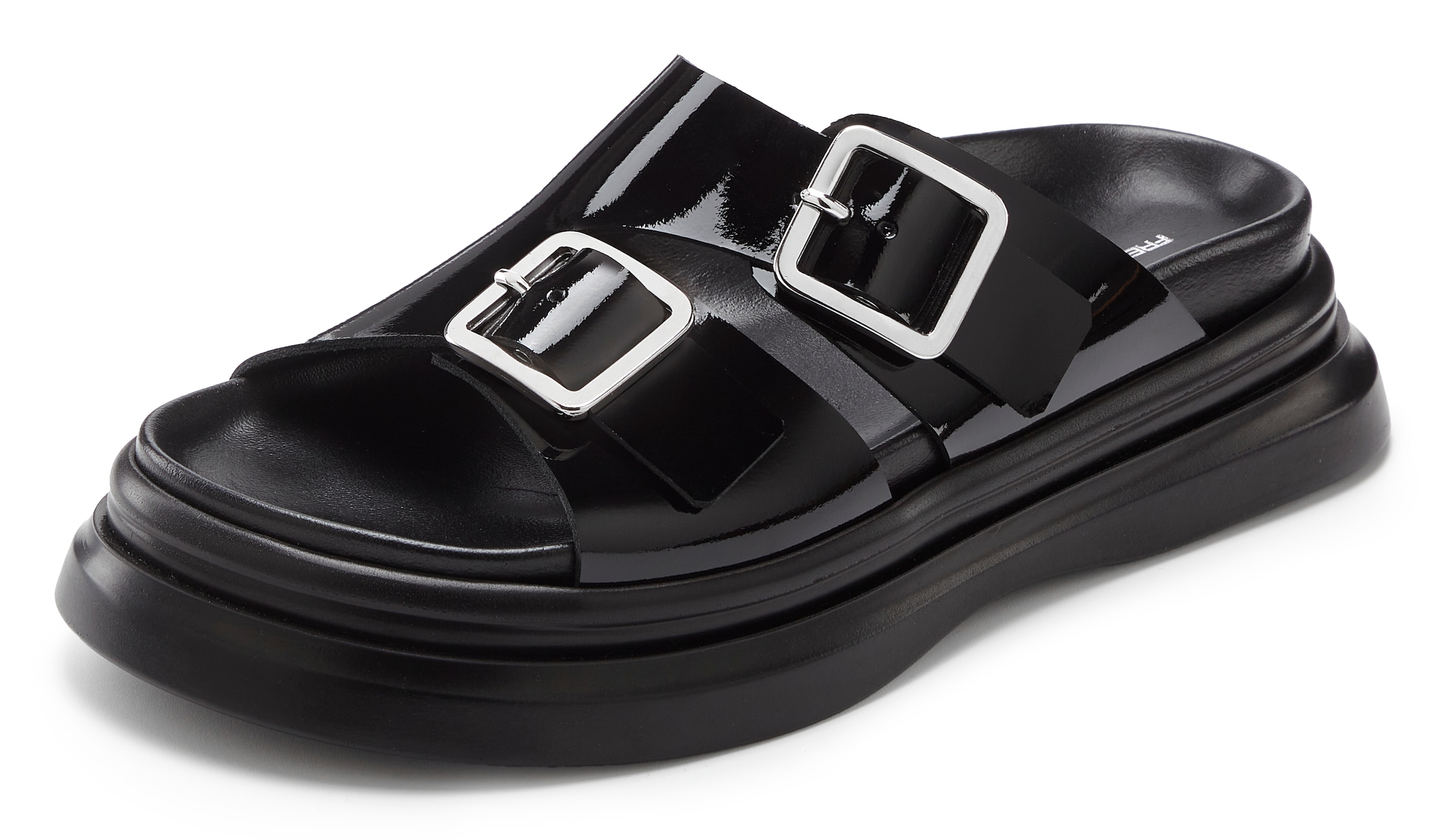 French Connection Pantolette, Mule, Sandale, offener Schuh aus Leder