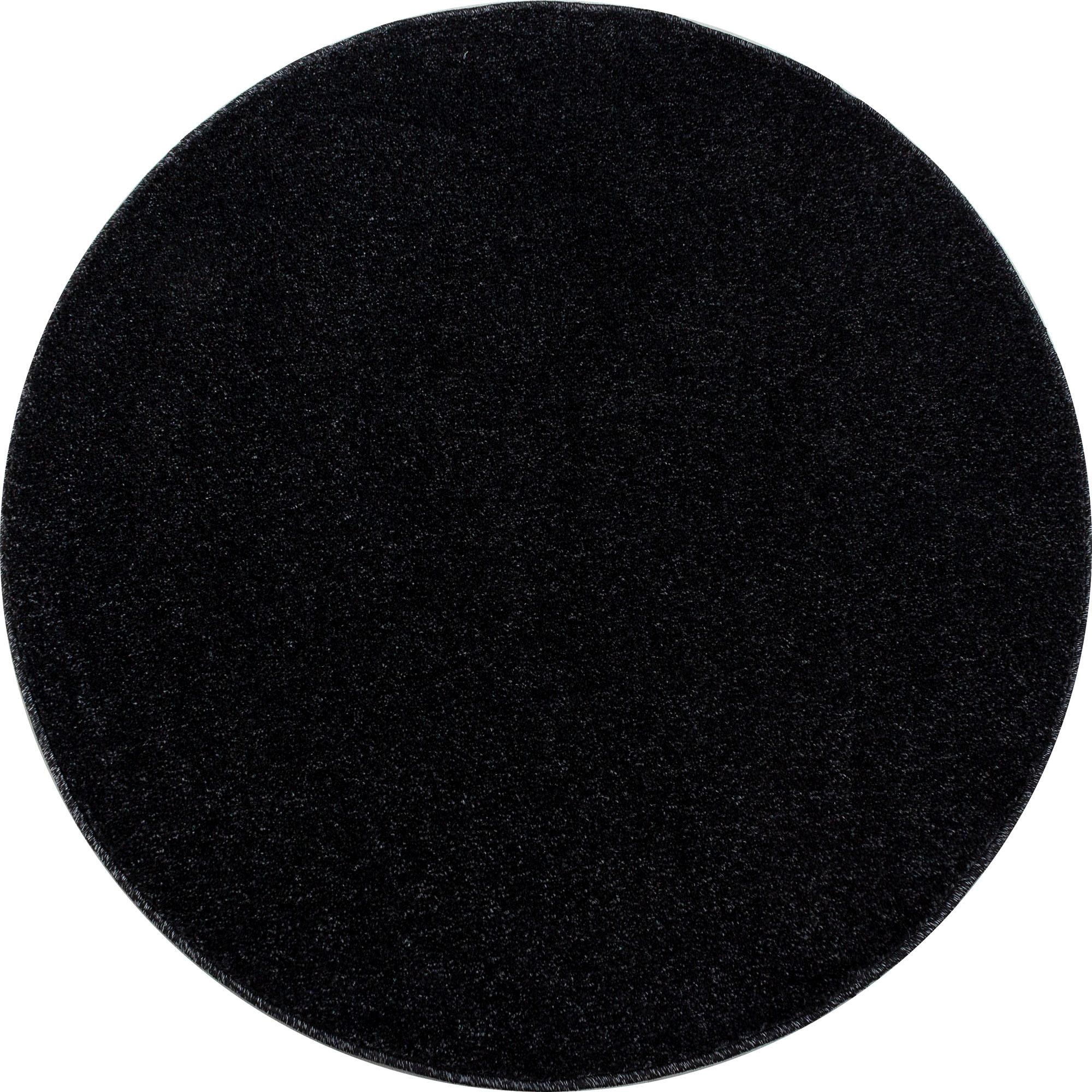 Ayyildiz Teppiche Teppich "ATA" rund 10 mm Höhe Kurzflor, uni, große Farbau günstig online kaufen