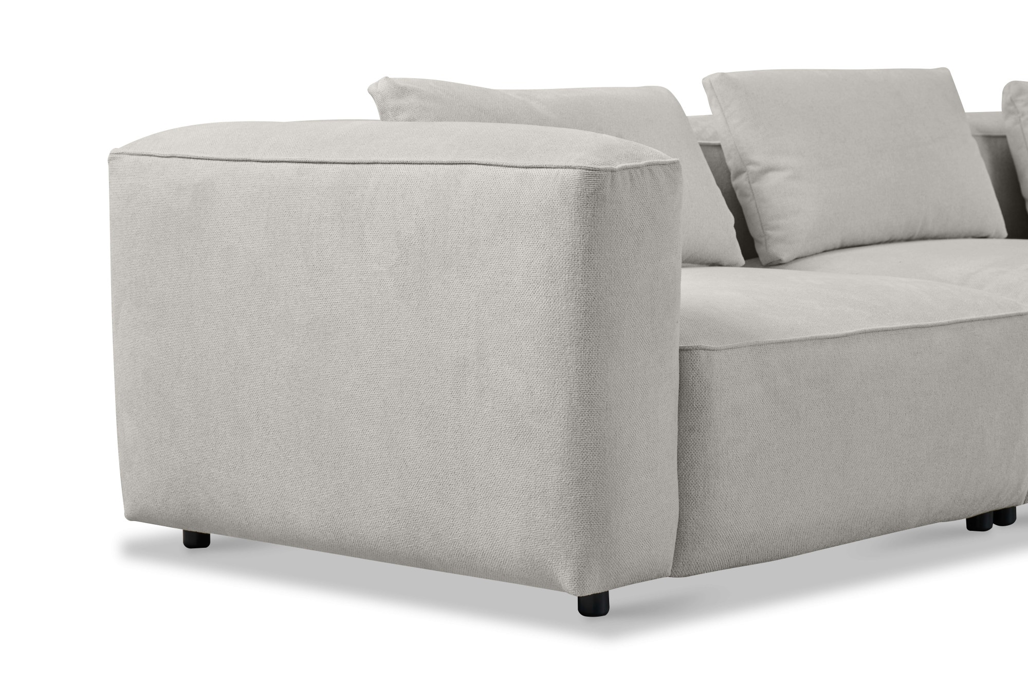 andas Ecksofa »Tvinnet«, Breite 317 cm, extra tiefe Sitzfläche, kubisches Sitzvergnügen
