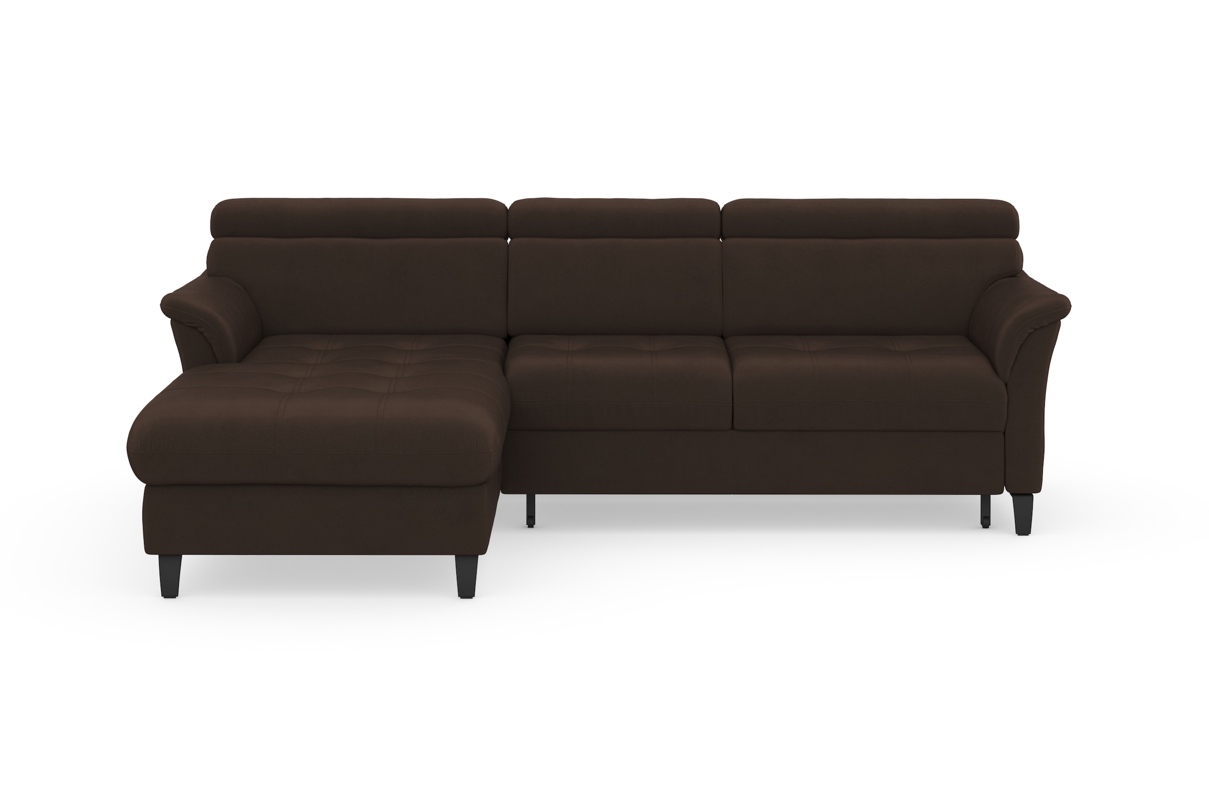 sit&more Ecksofa "Marano L-Form" inklusive Kopfteilverstellung, optional Schlaffunktion & Bettkasten