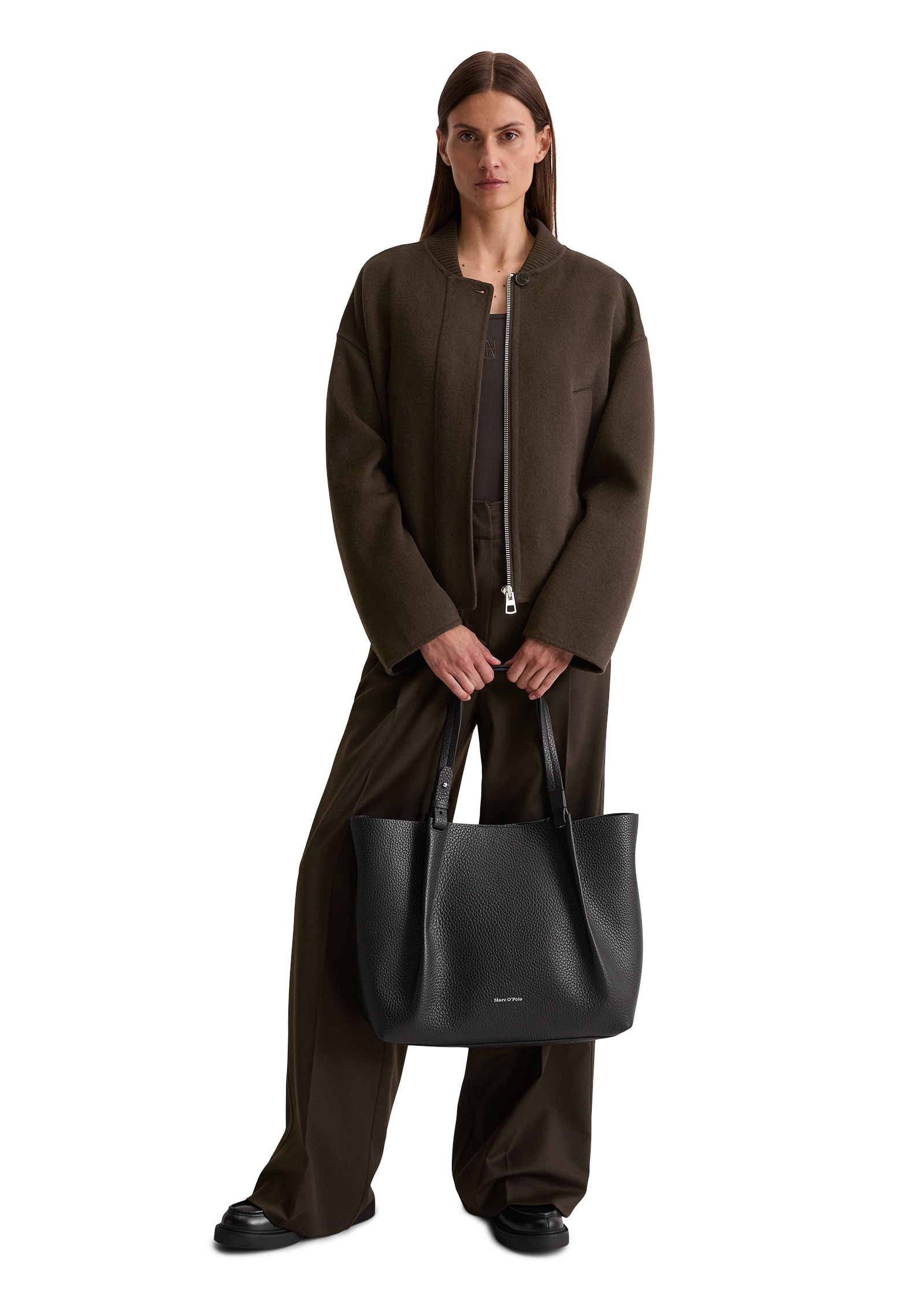 Marc O'Polo Shopper »aus genarbtem Rindleder«