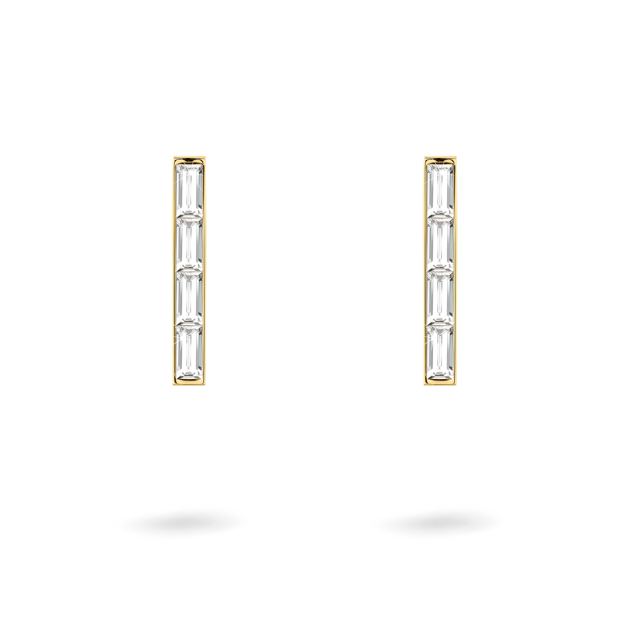 Liebeskind Berlin Paar Creolen »Schmuck Geschenk Edelstahl Ohrringe Sparkling Link, LJ-1464, LJ-1465«, mit Zirkonia (synth.)