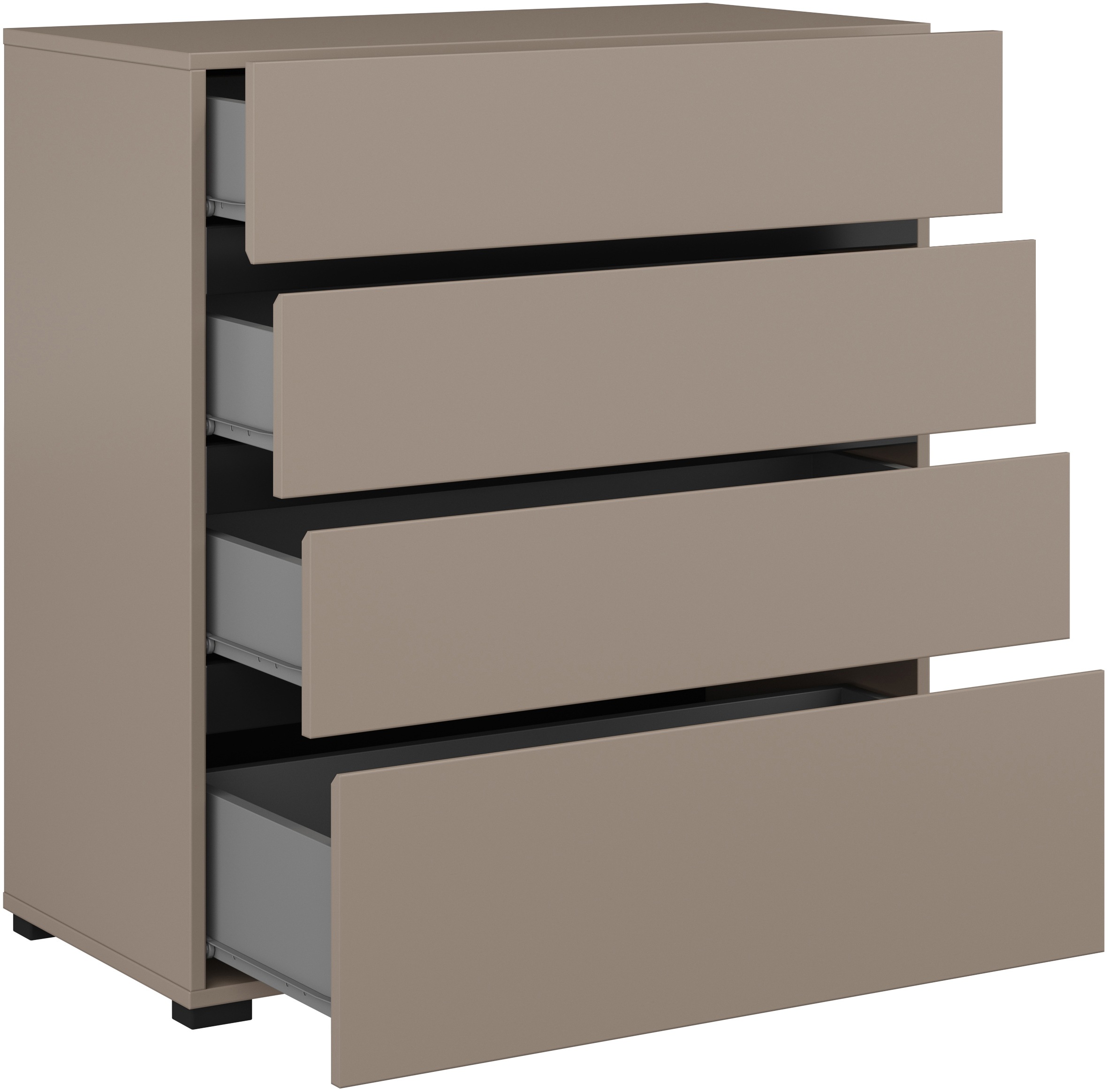 Thumbnail - OTTO home Schubkastenkommode "Cross, moderne grifflose Kommode, 80x40x85cm (BxTxH)" Schubladenschrank, Sideboard mit 4 S...