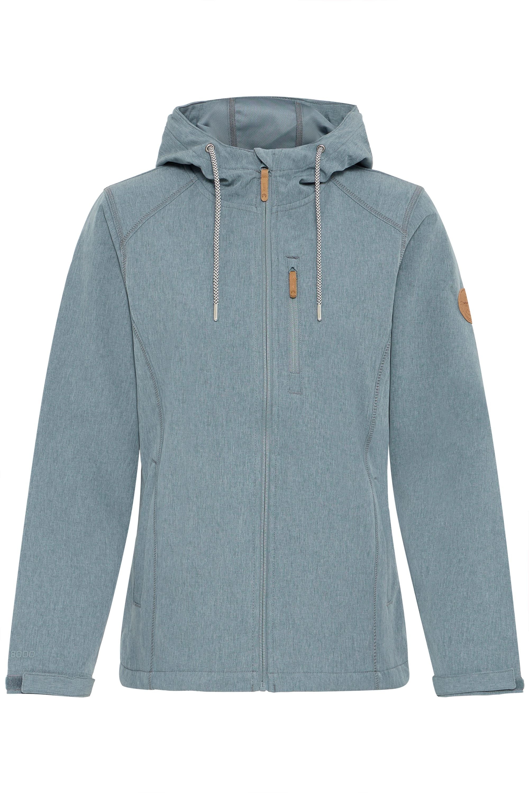 North Bend Softshelljacke "Softshelljacke NBThory W Softshell W-PRO 8.000 mit wasserdichter Beschichtung"