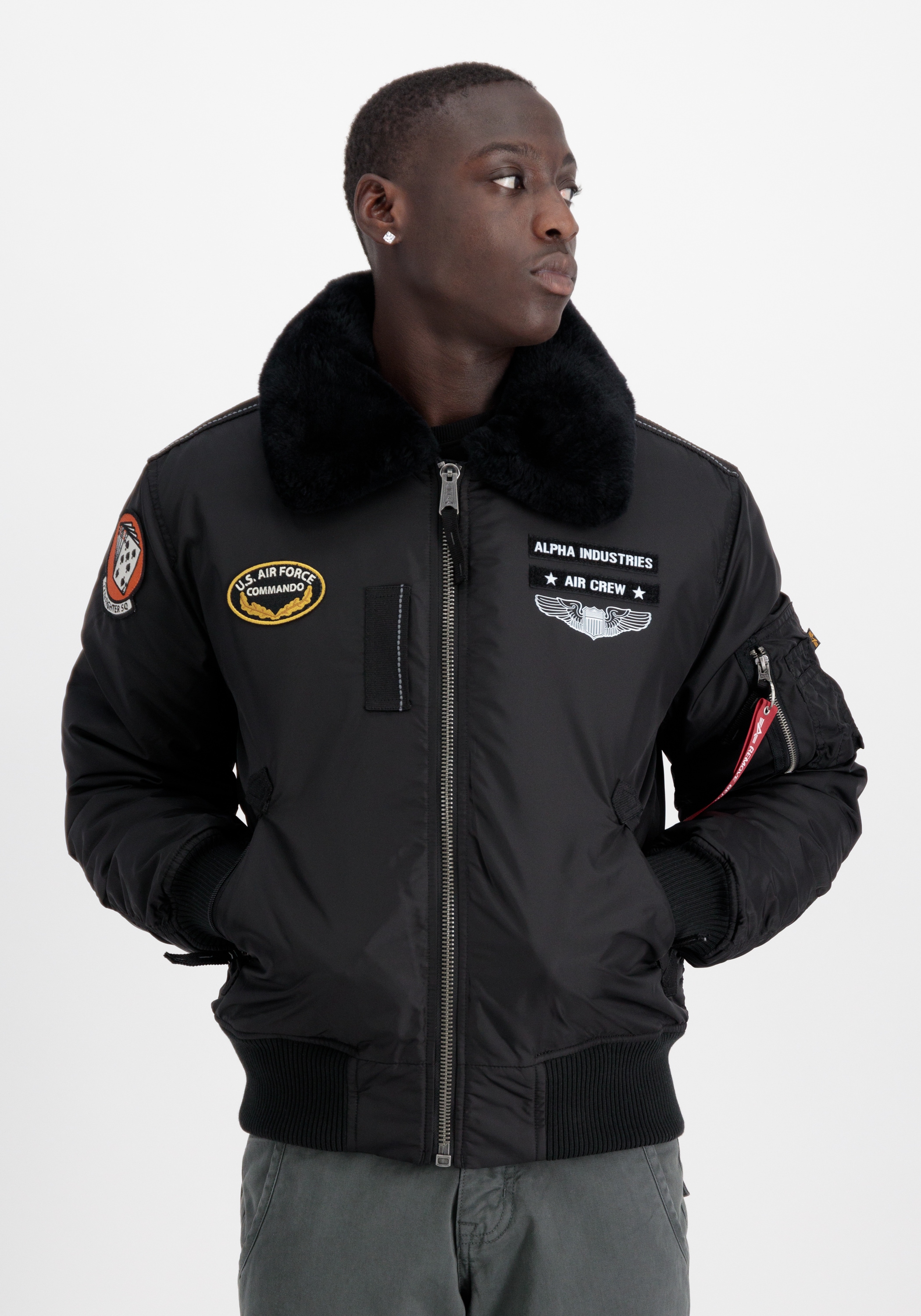 Alpha Industries Bomberjacke »Alpha Industries Men - Bomber Jackets Injector III Air Force«