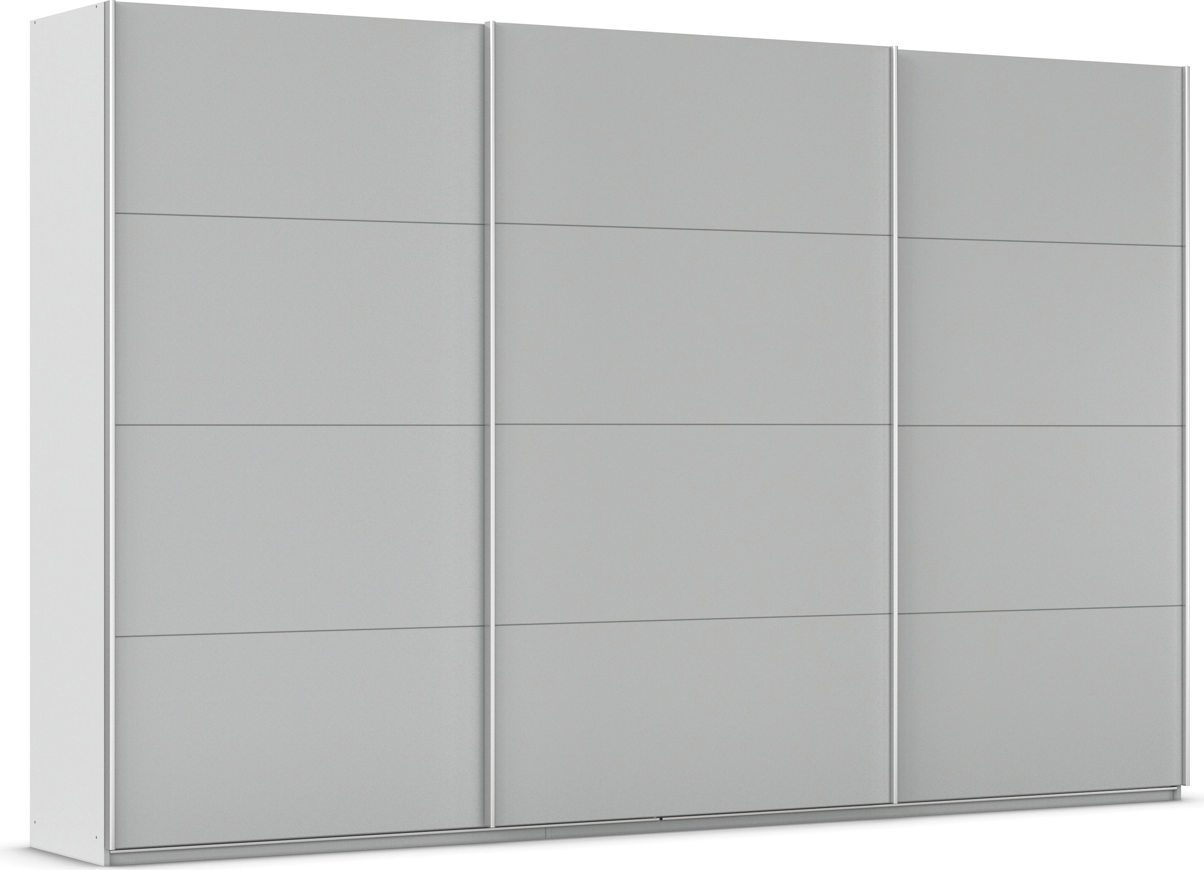 OTTO home Schwebetürenschrank "Kleiderschrank Schrank Garderobe AGORDO mit Dekor- oder Hochglanzfront" Breiten 203/271/315/360 cm in drei Griff-Farben - NEU: Farbe SCHWARZ, in 4 Breiten und 2 Höhen MADE IN GERMANY