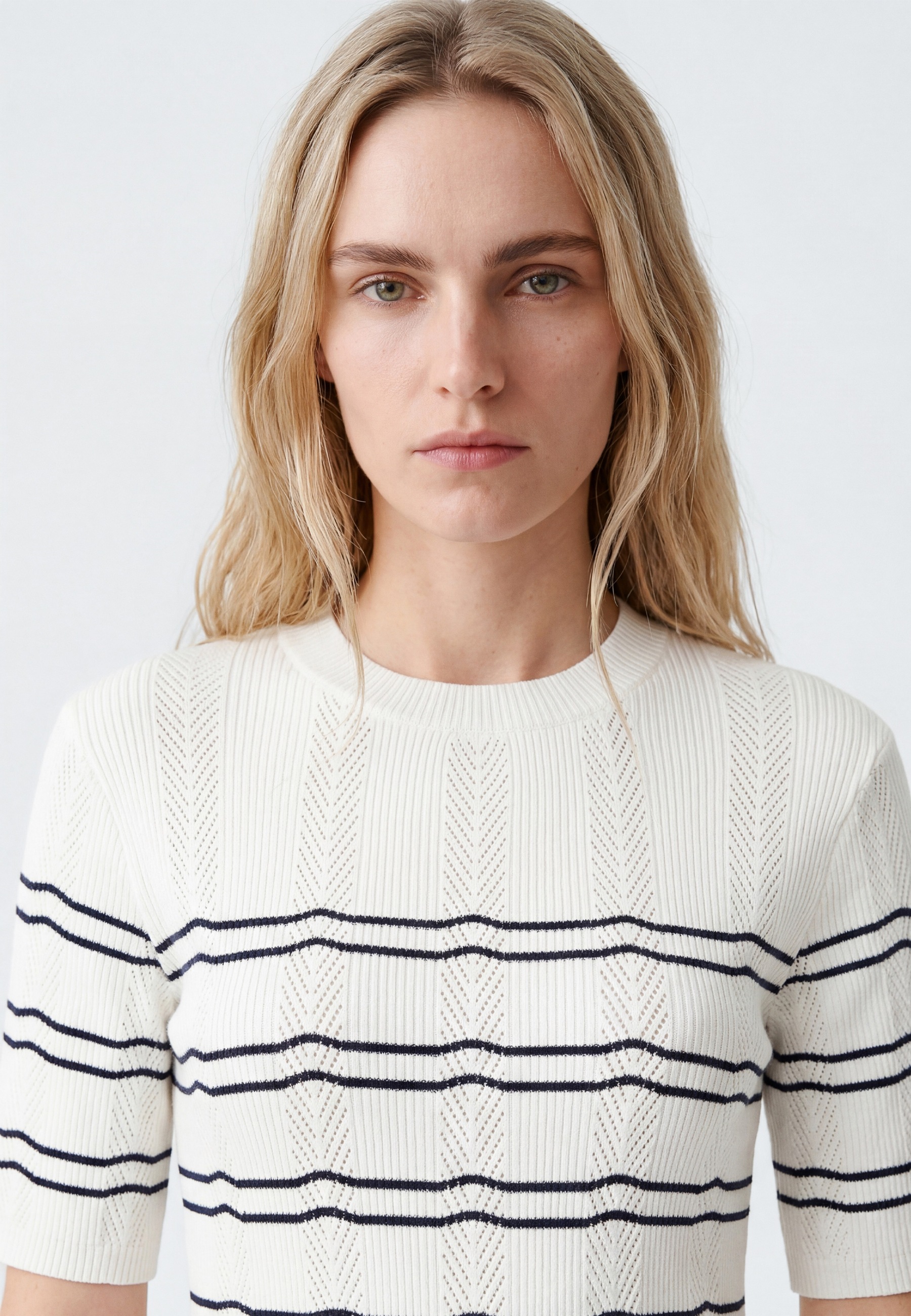 Mavi Strickpullover »SHORT SLEEVE TRICOT« Top Strick
