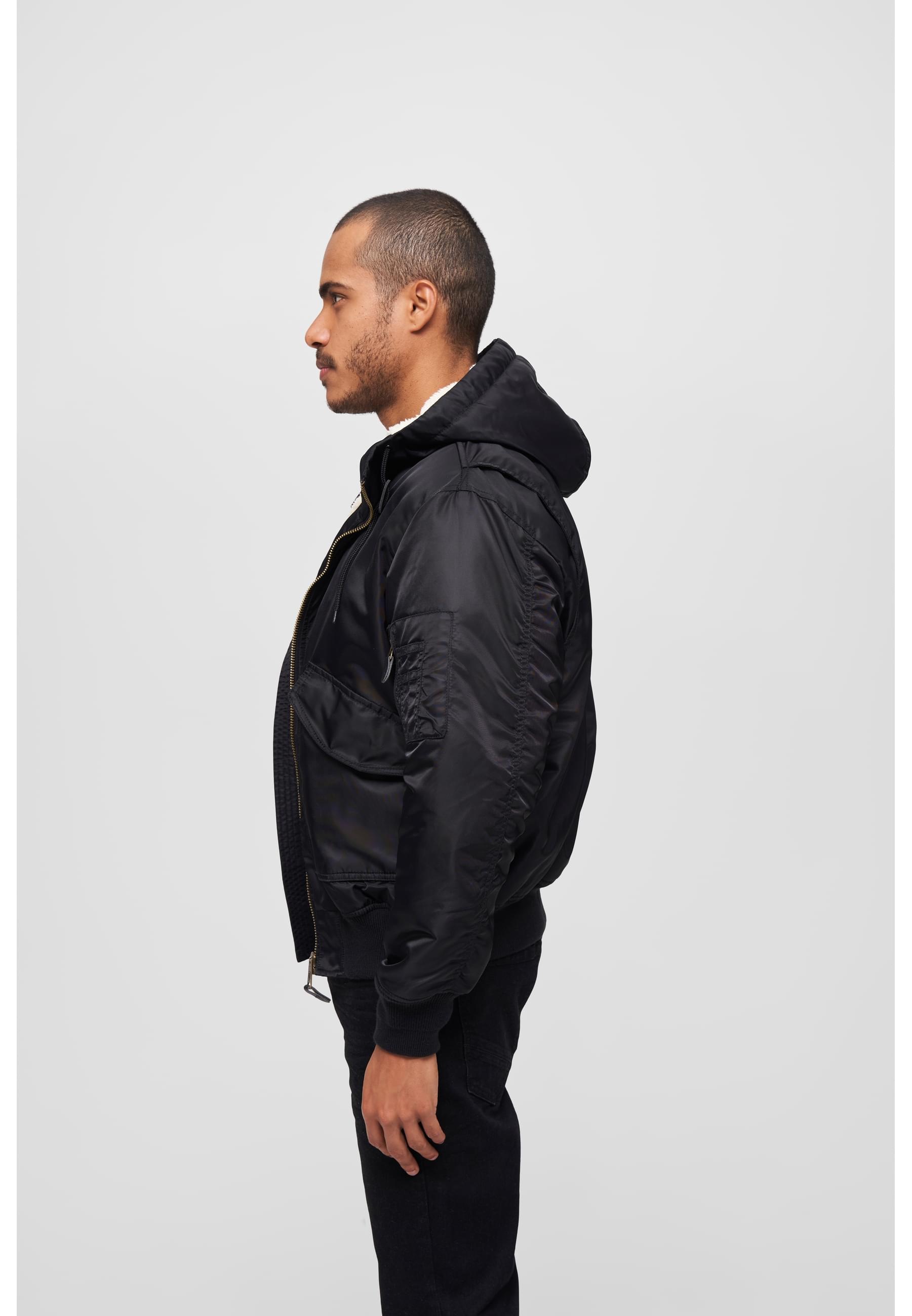 Brandit Bomberjacke »Brandit Herren CWU Jacket hooded«, (1 St.), mit Kapuze