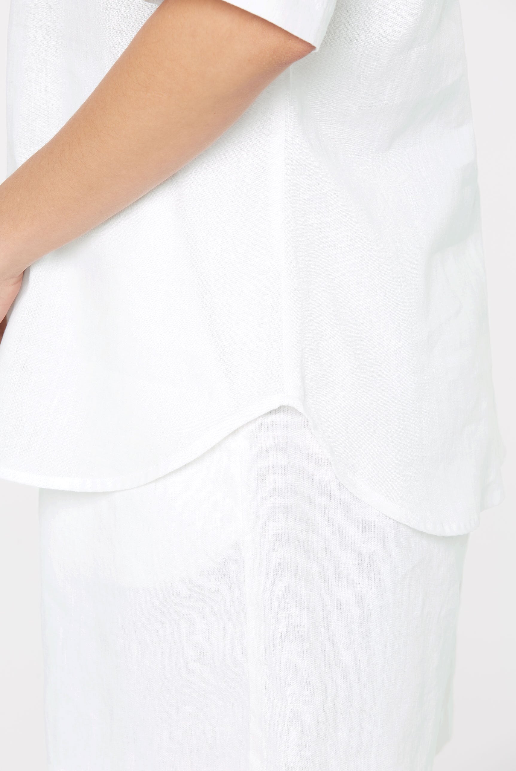 SENSES.THE LABEL Kurzarmbluse mit Rückenpasse