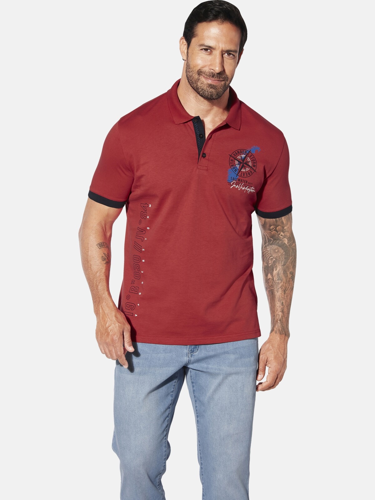 Jan Vanderstorm Poloshirt "Poloshirt ARKHOLM" 1 Stk. günstig online kaufen