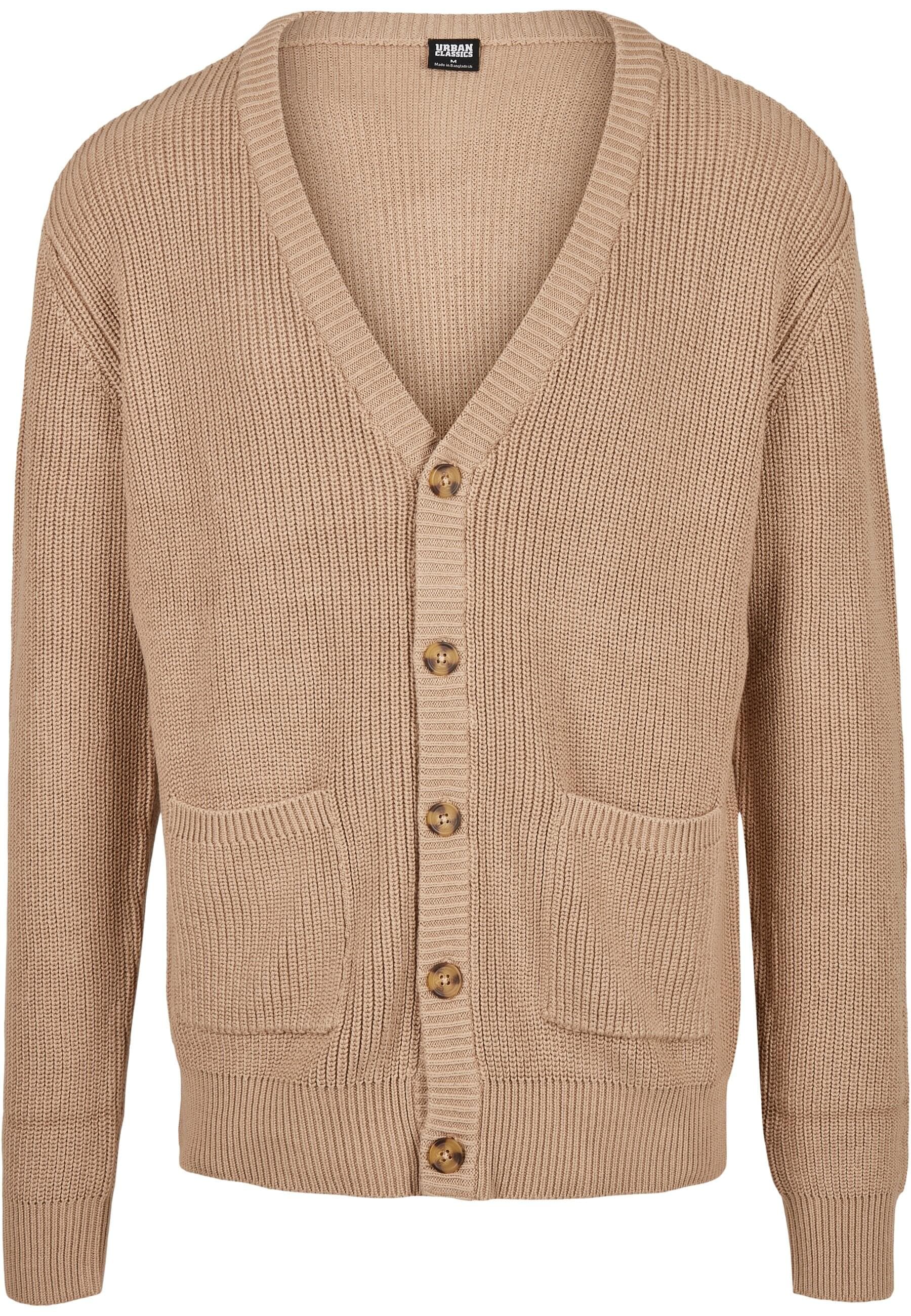 URBAN CLASSICS Strickfleecejacke "Urban Classics Herren Boxy Cardigan" 1 St günstig online kaufen