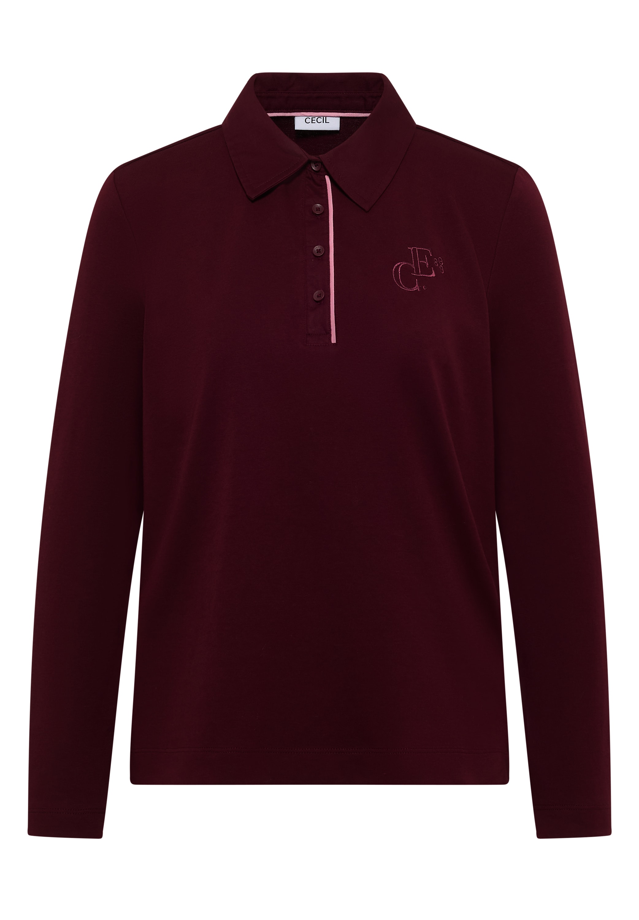 Cecil Langarmshirt aus reiner Baumwolle