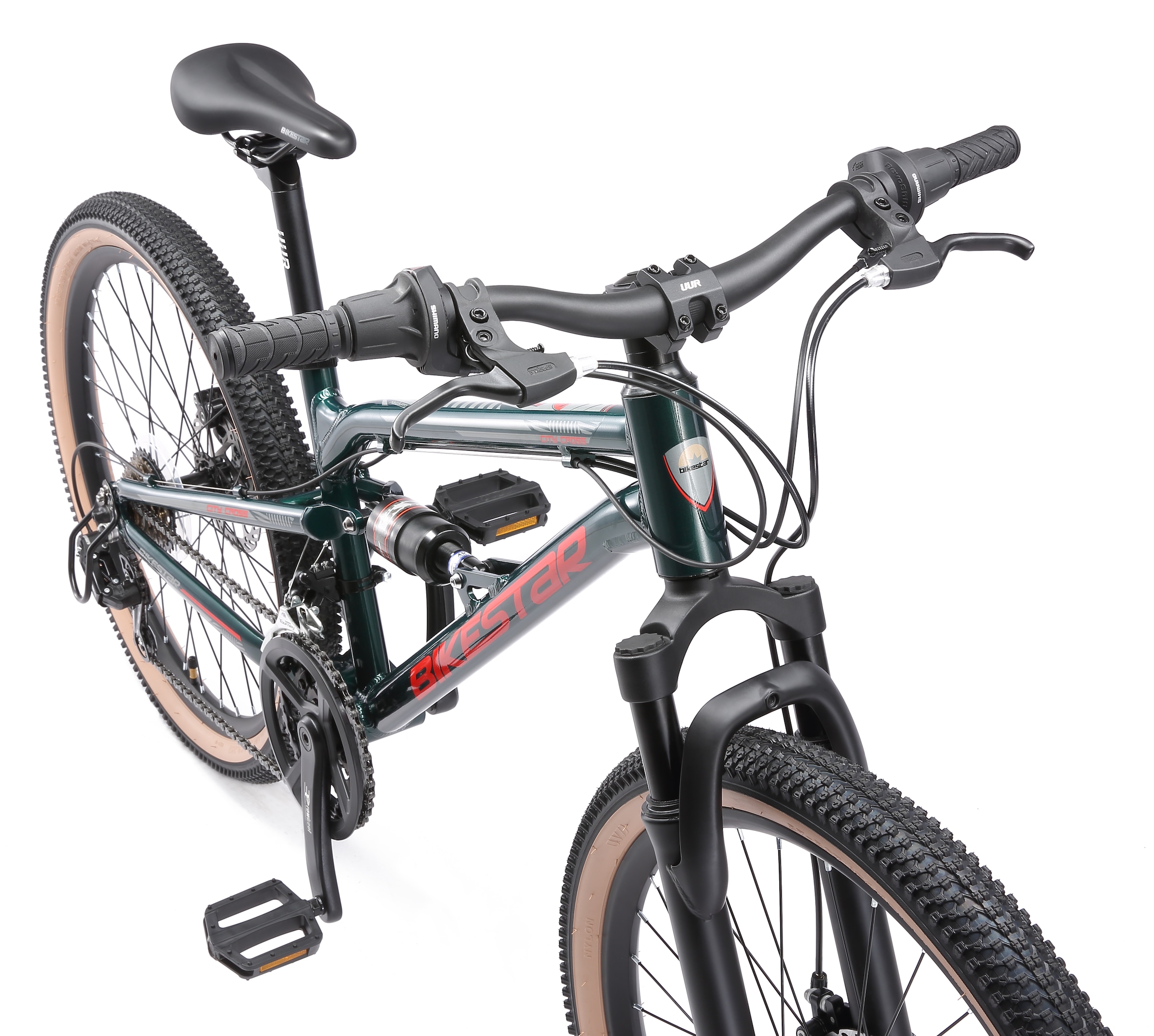 Bikestar Jugendfahrrad 21 Gang Shimano RD-TY21 Schaltwerk Kettenschaltung