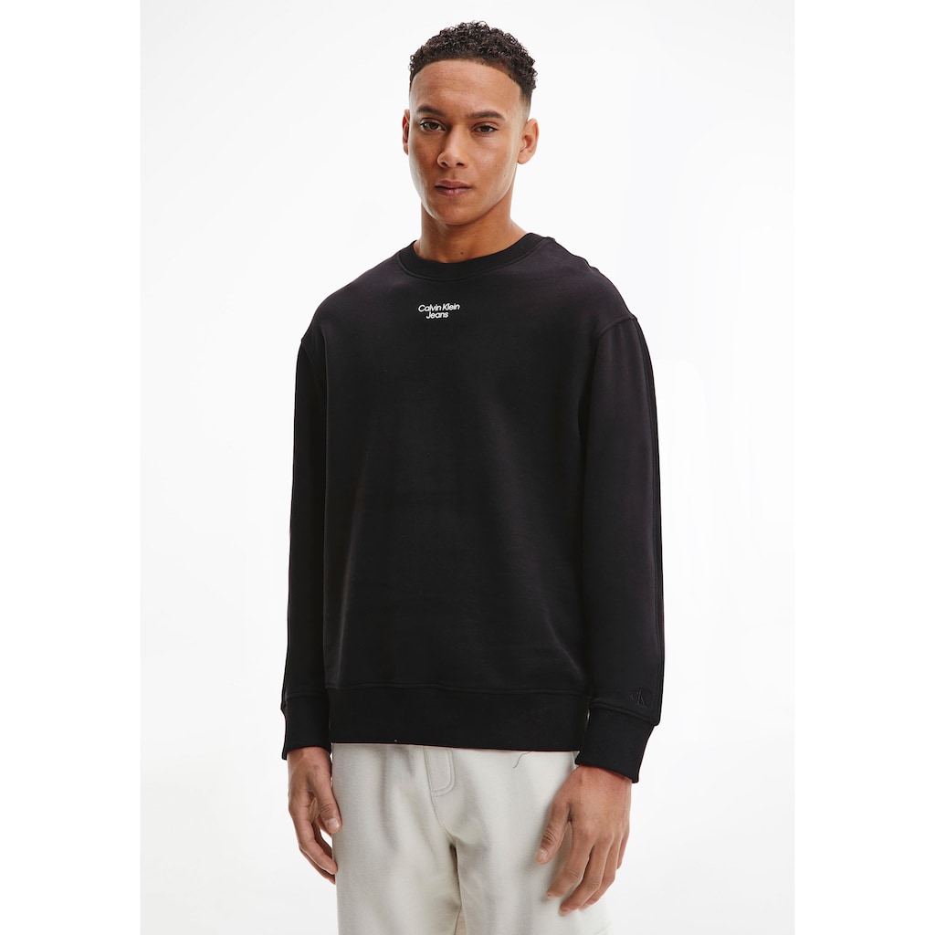 Calvin Klein Jeans Sweatshirt »STACKED LOGO CREW NECK«