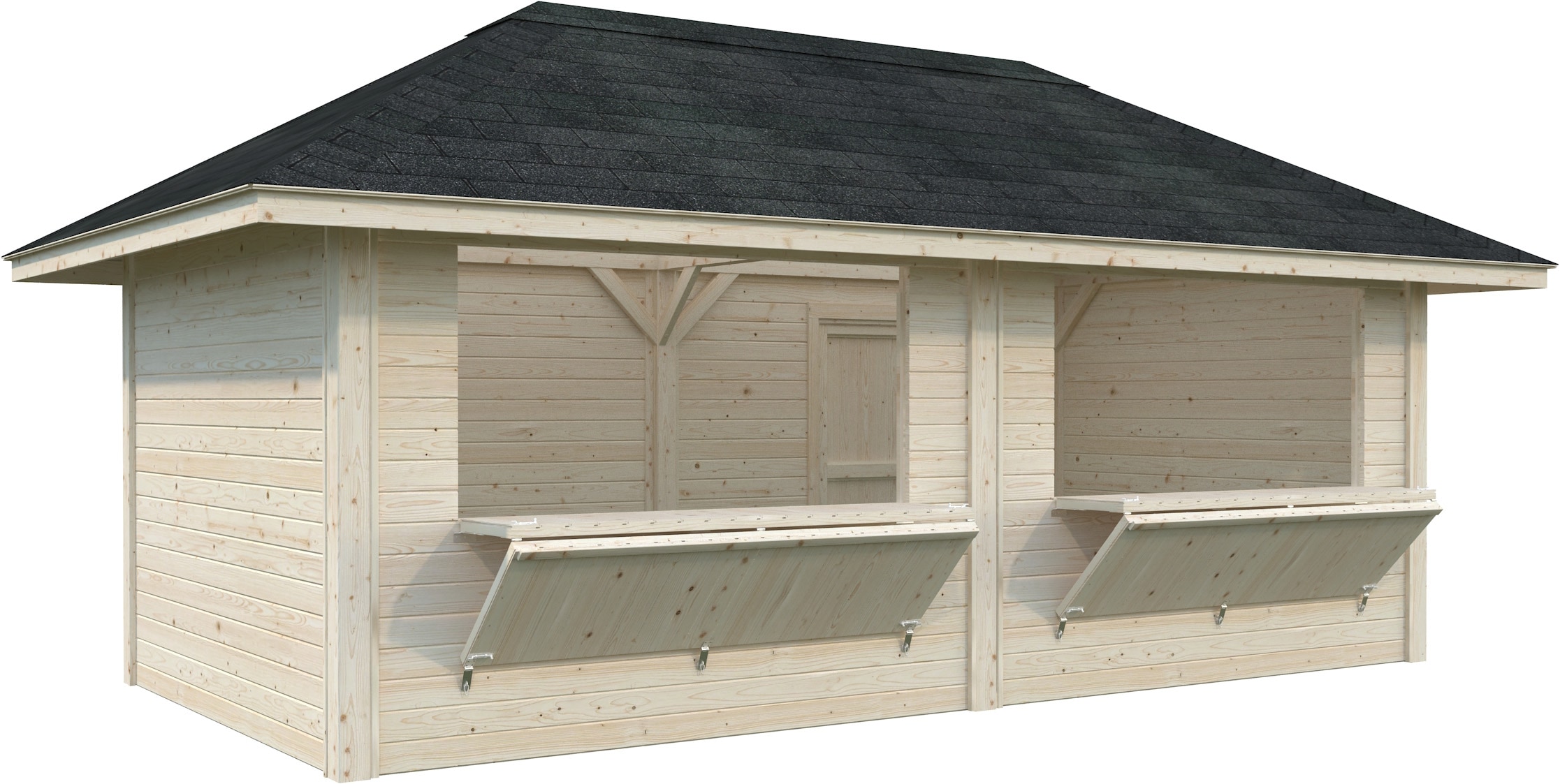 Palmako Holzpavillon »Bianca 16,6 m² Set 111« BxTxH: 672x384x319 cm