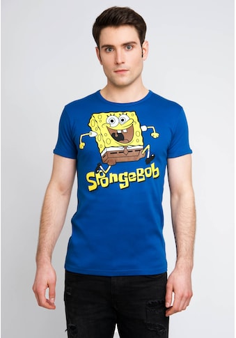T-Shirt »Spongebob - Jumping«, mit Spongebob-Print und kurzen Ärmeln