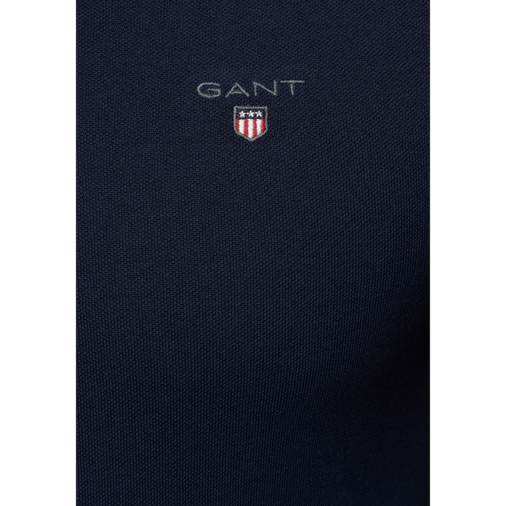 Gant Poloshirt »REGULAR ORIGINAL PIQUE SS RUGGER«, mit Knopfleiste am Ausschnitt