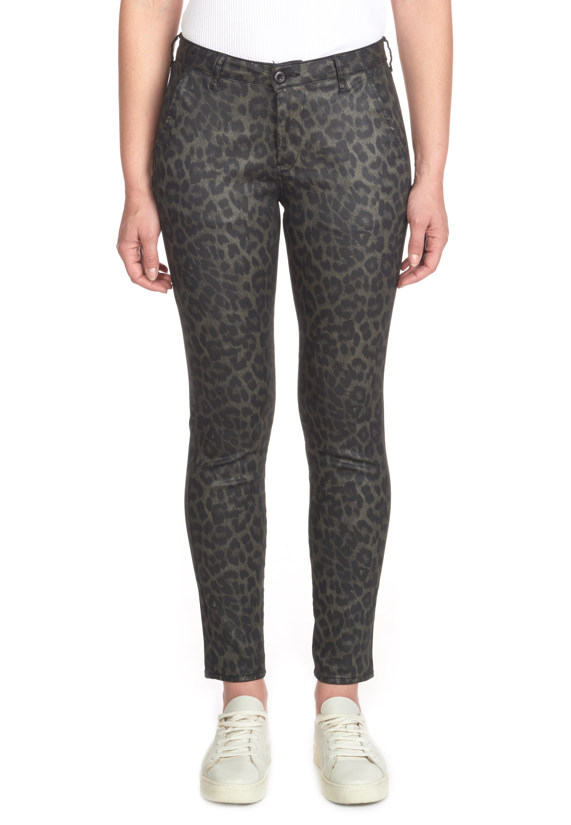 Slim-fit-Jeans »FLEXY«, im stylischen Animal-Design