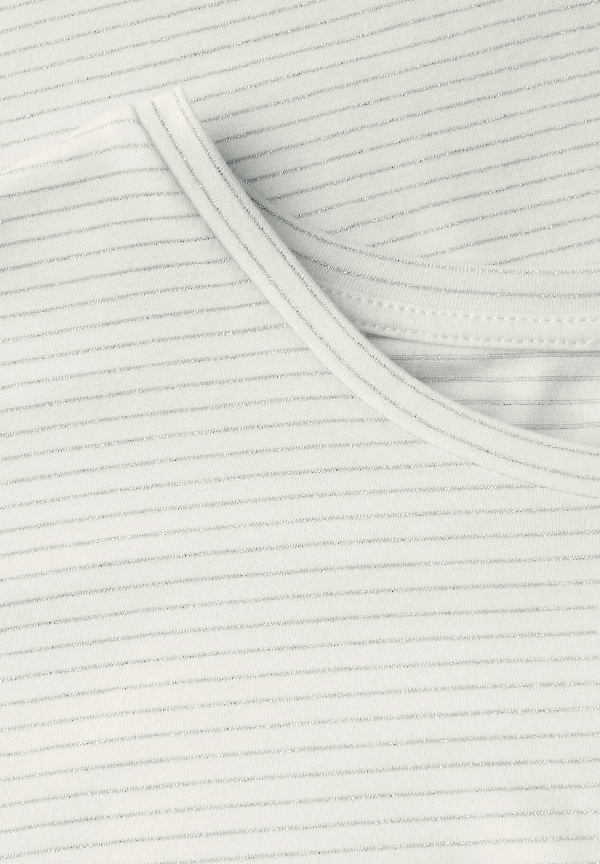 STREET ONE T-Shirt, aus elastischem Materialmix
