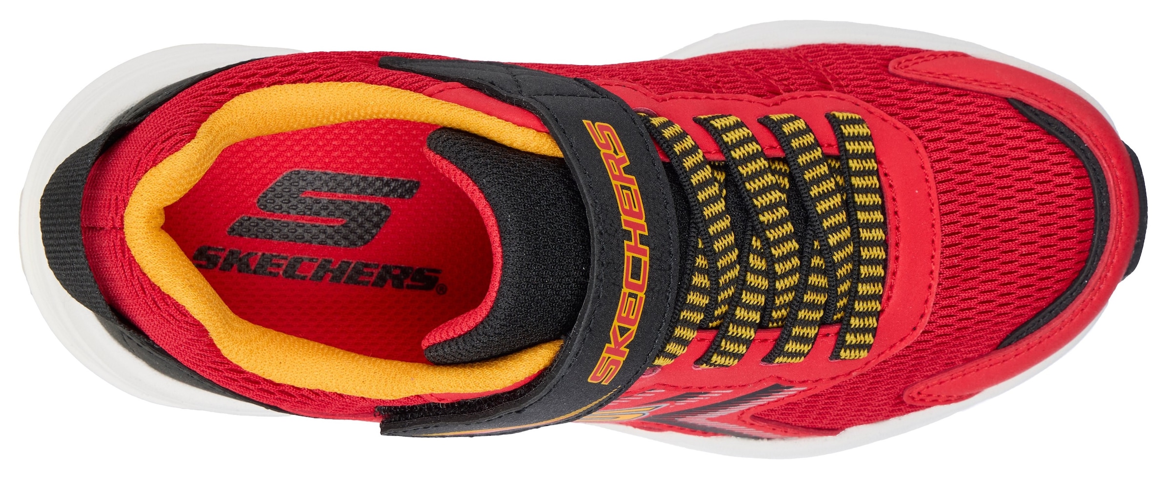 Skechers Sneaker »MICROSPEC TREAD«, Freizeitschuh mit Klettverschluss, Größenschablone zum Download