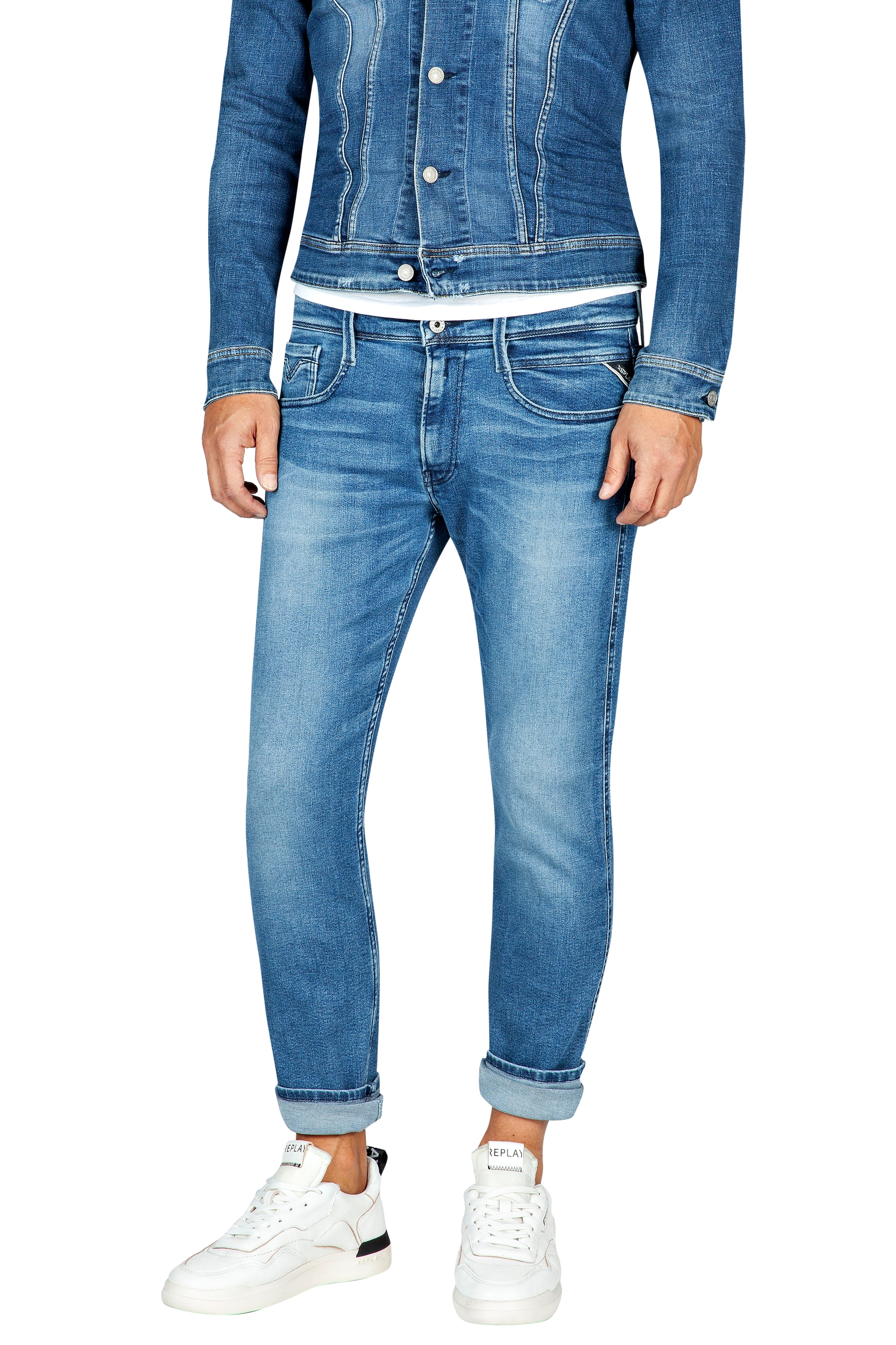 Replay Slim-fit-Jeans »Anbass Superstretch« elastisch