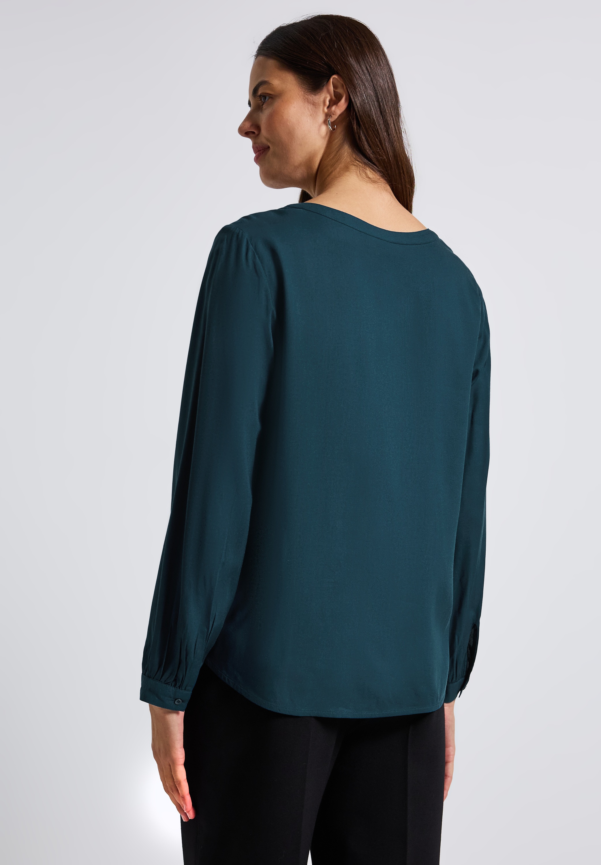 STREET ONE Langarmbluse, aus softer Viskose günstig online kaufen