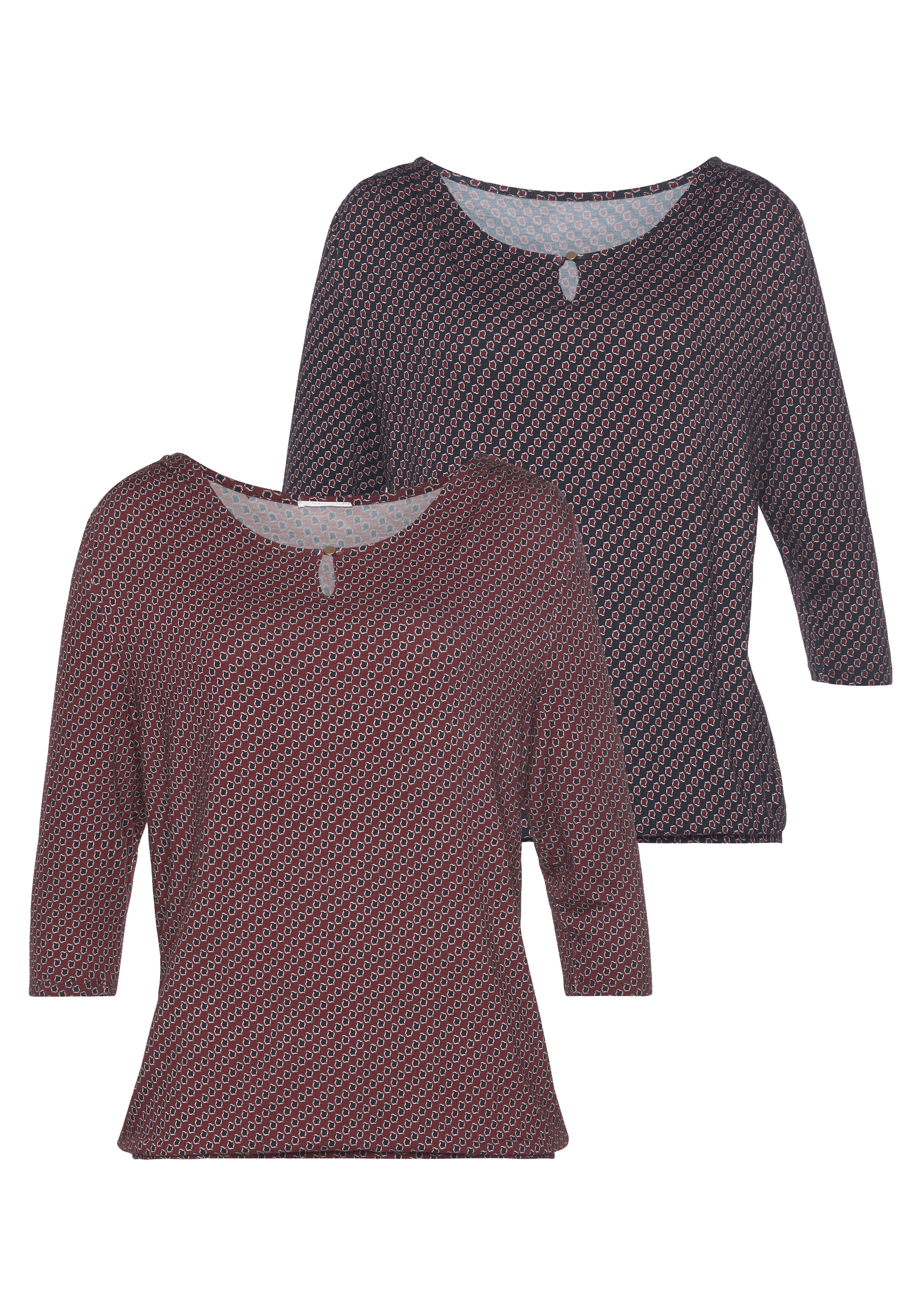 Vivance 3/4-Arm-Shirt su kleiner Öffnung ir go...
