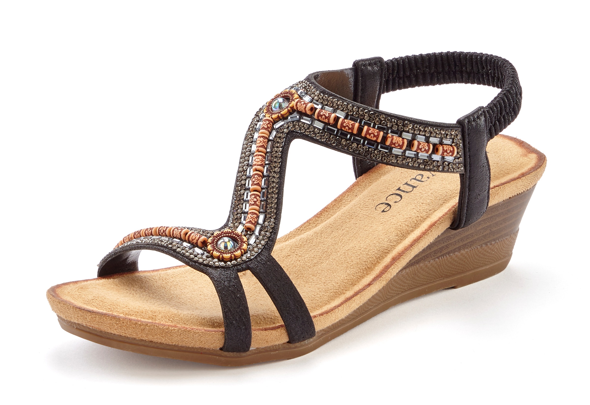 Vivance Sandalette "Sommerschuh", Sandale, Sommerschuh mit Glitzerdetails u günstig online kaufen