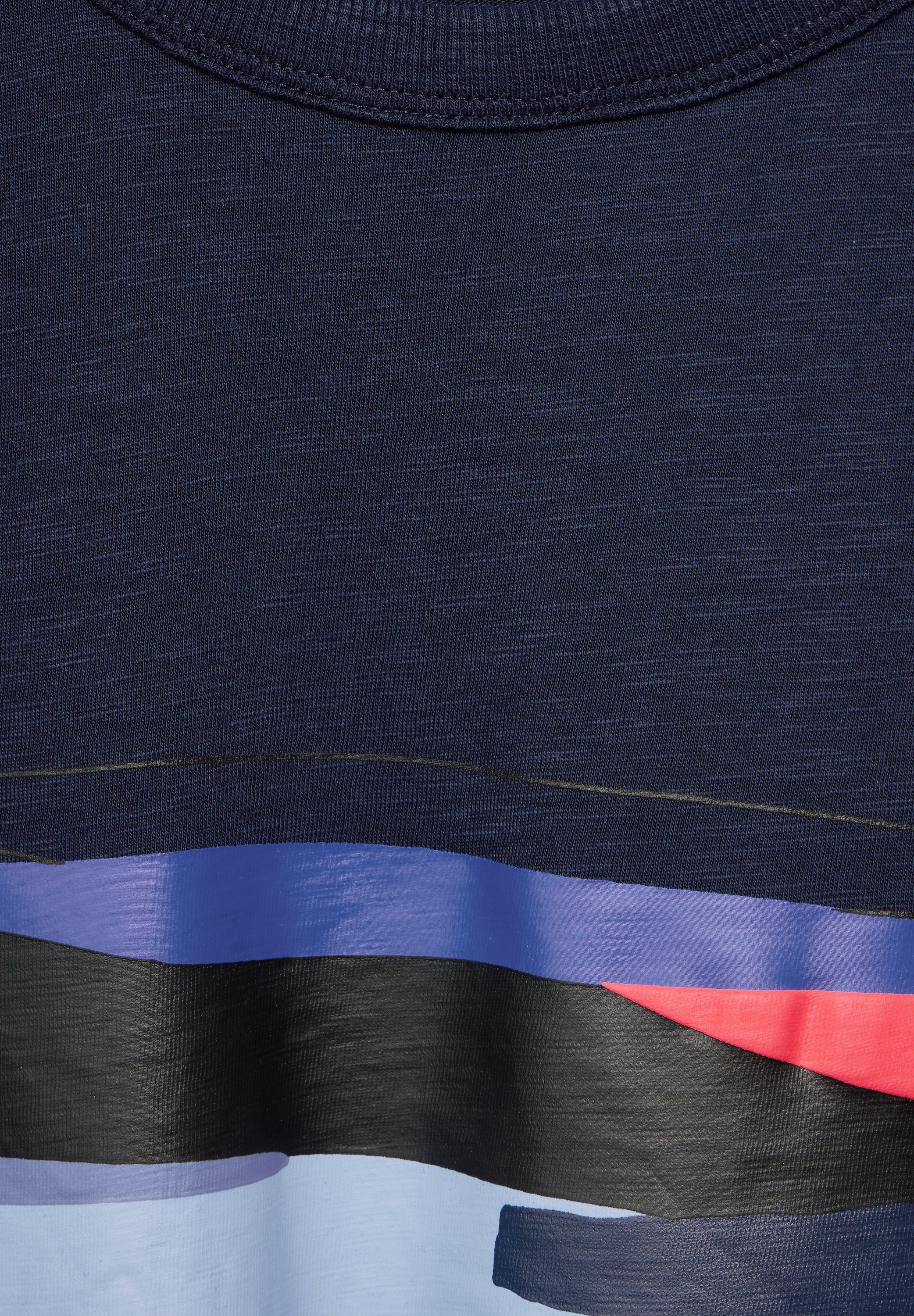 STREET ONE MEN T-Shirt, aus reiner Baumwolle