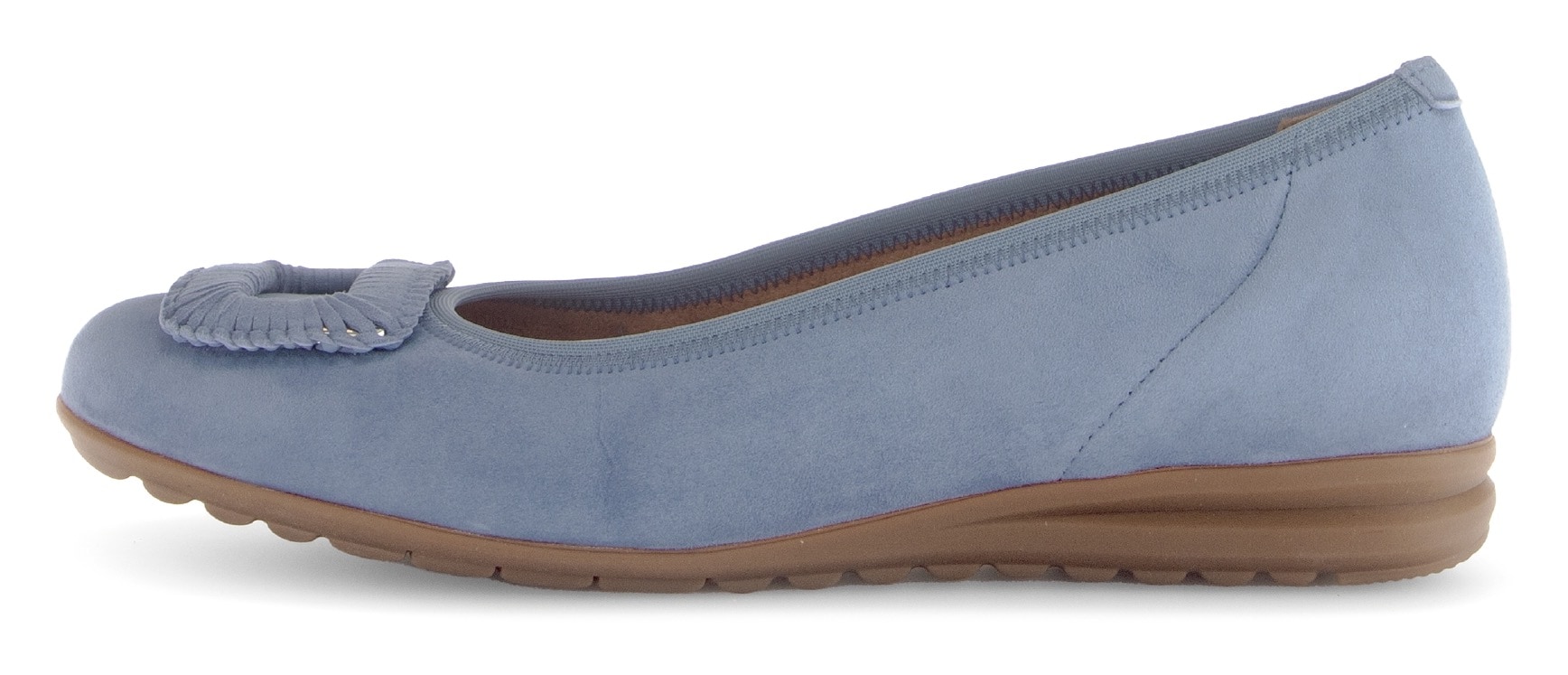 Gabor Ballerina »FLORENZ«, Bequemschuh, Businesschuh, Elastikeinfass, Komfortweite G (=weit)