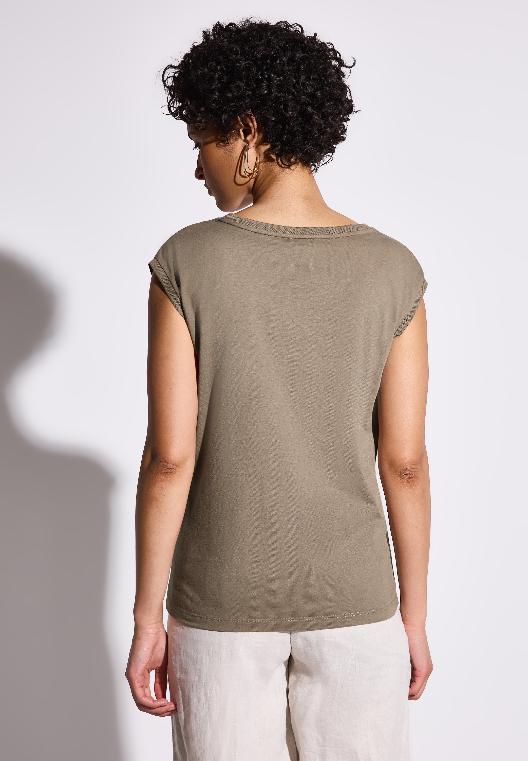 STREET ONE T-Shirt, aus reiner Baumwolle