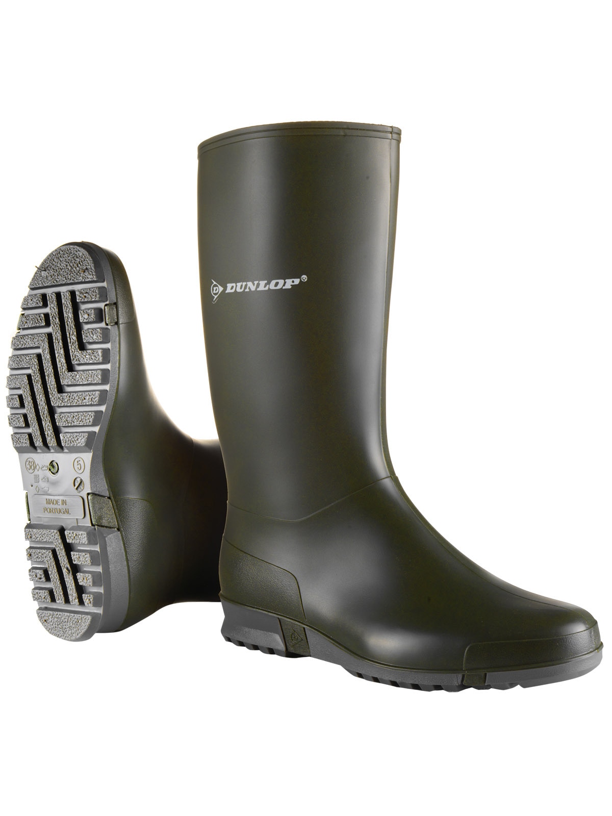 Dunlop Gummistiefel "Regenstiefel K286711 Sport Grün" günstig online kaufen