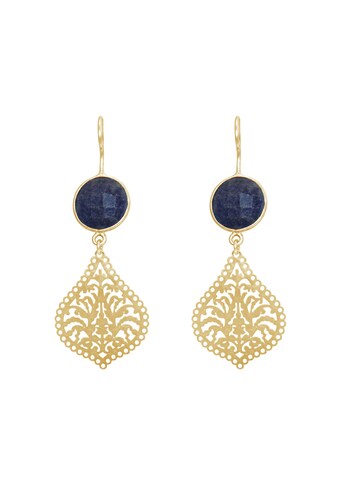 Gemshine Paar Ohrhänger »Mandala Tropfen und Saphiren Midnight Blue«, Made in Spain kaufen