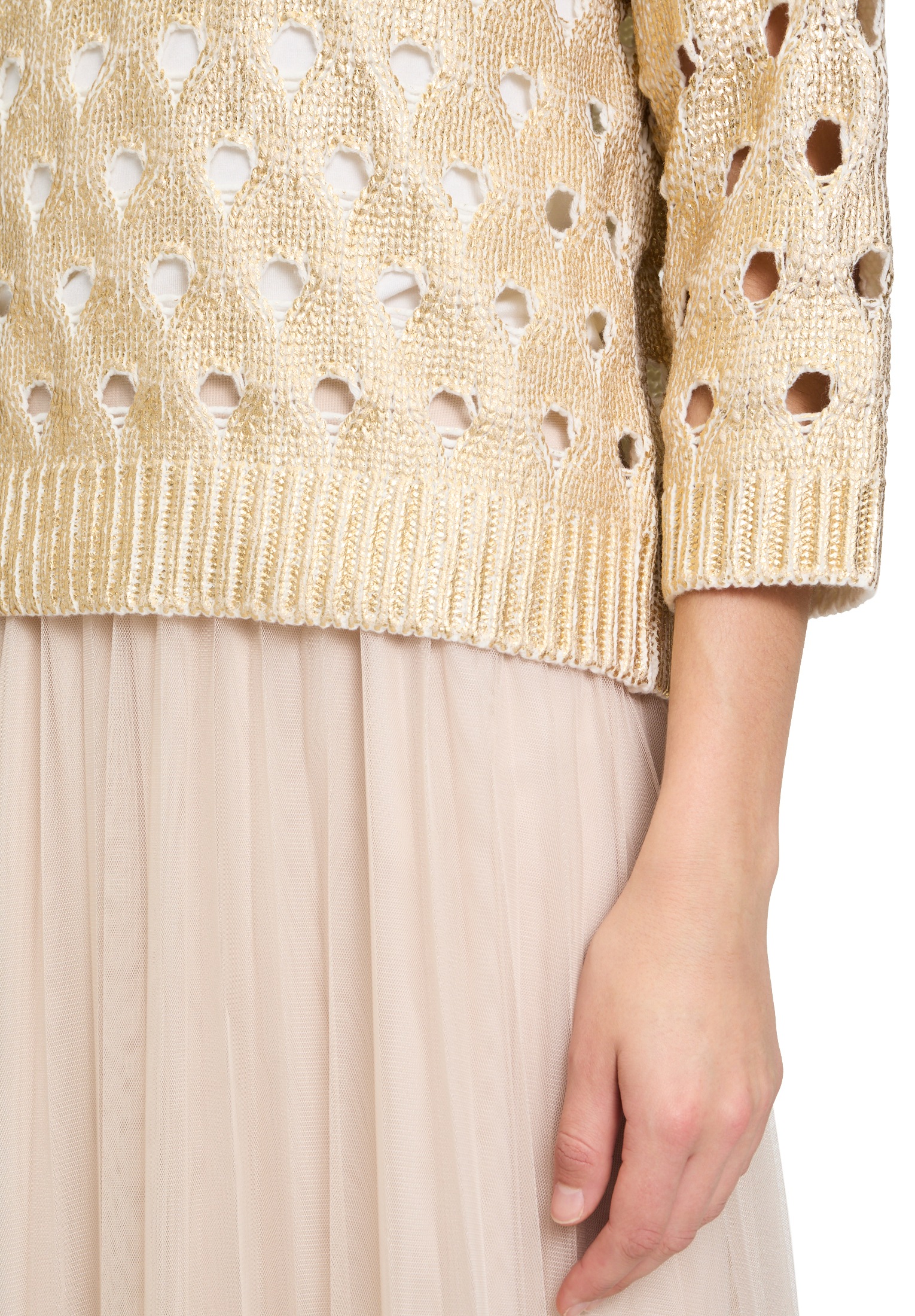Betty&Co Strickpullover »Betty & Co Damen Strickpullover mit Struktur«, (1 tlg.), Struktur