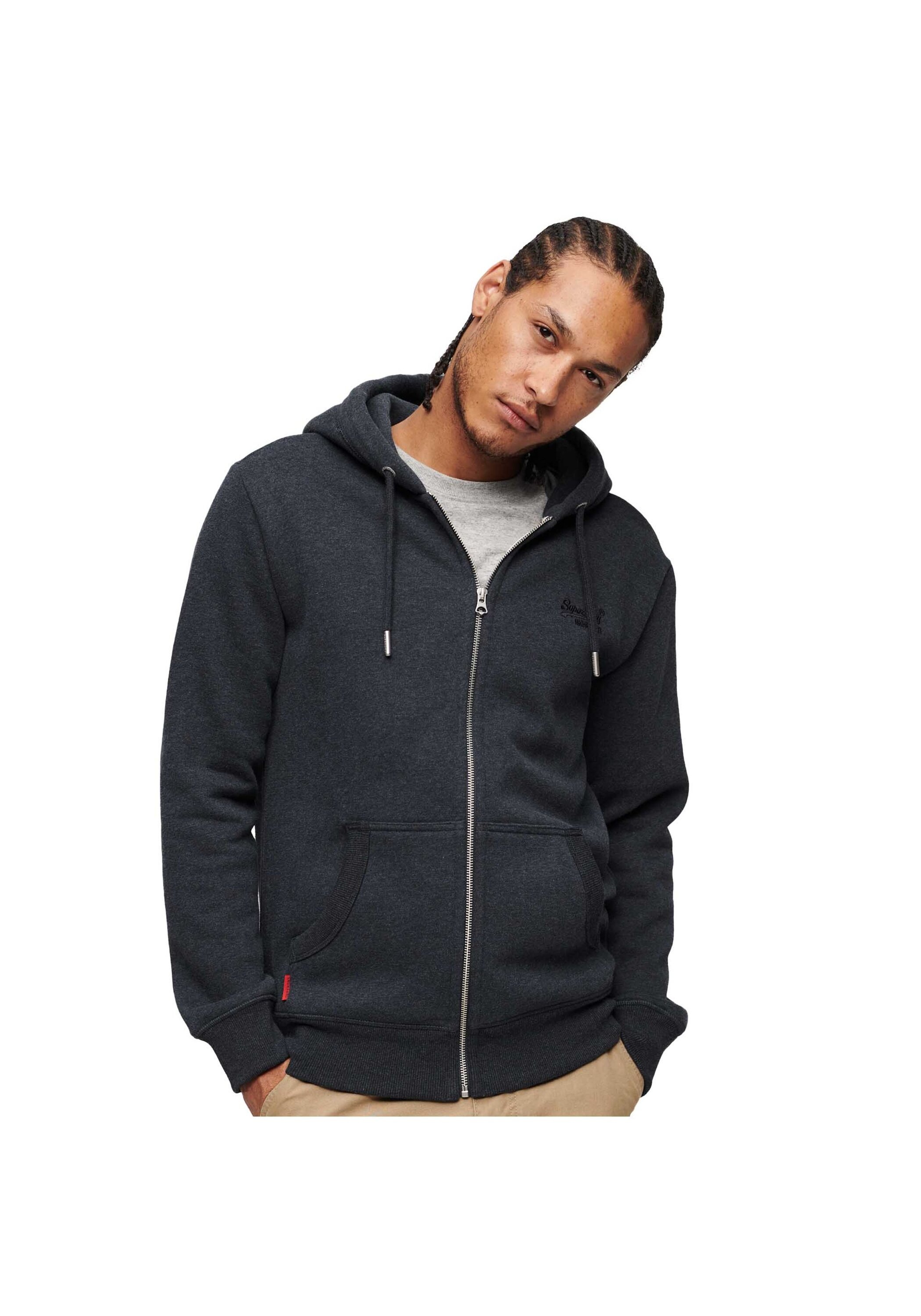 Superdry Sweater "Sweatjacke ESSENTIAL LOGO ZIP HOODIE" günstig online kaufen