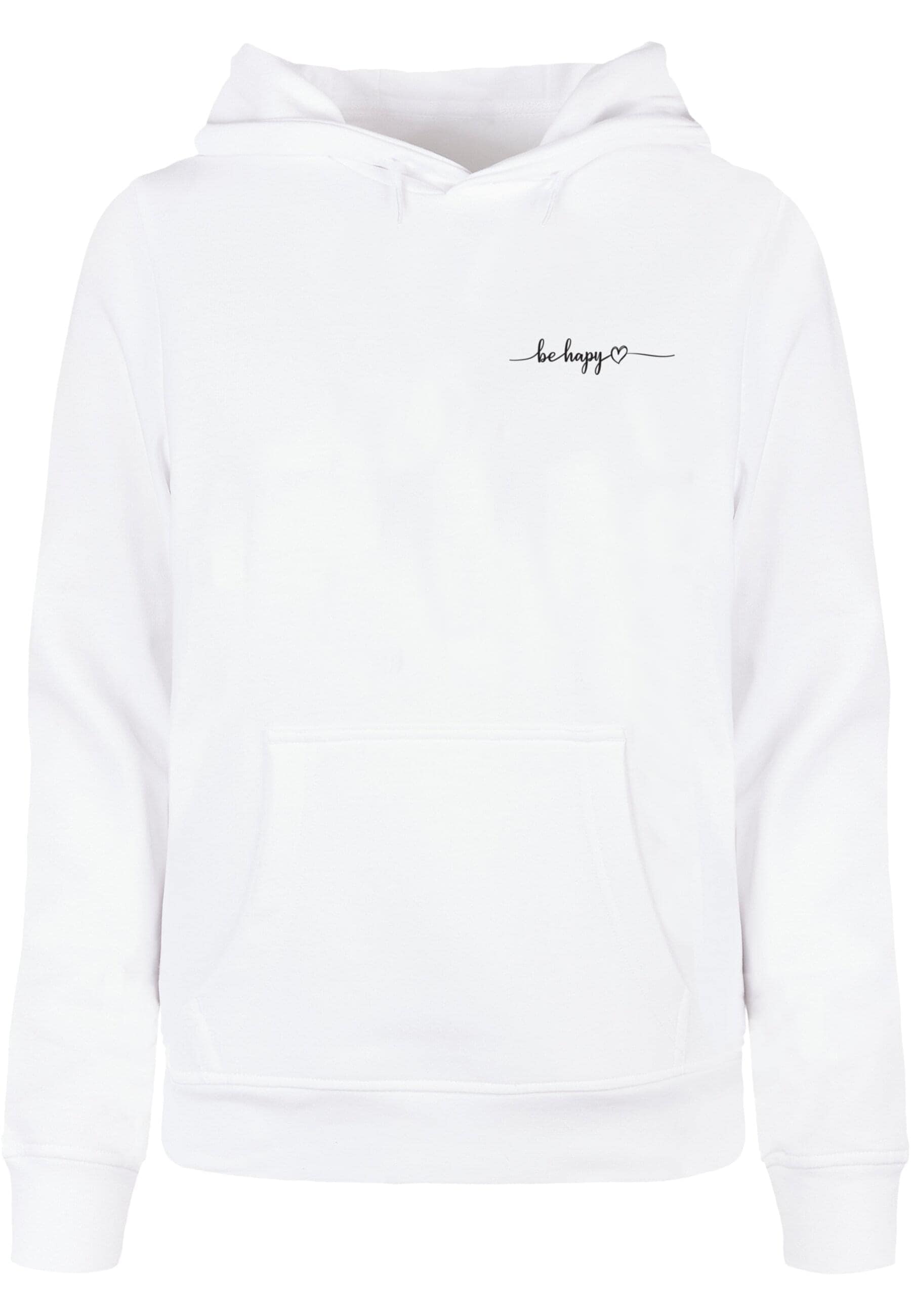 Merchcode Kapuzenpullover "Merchcode Damen Ladies Be Happy Basic Hoody" günstig online kaufen