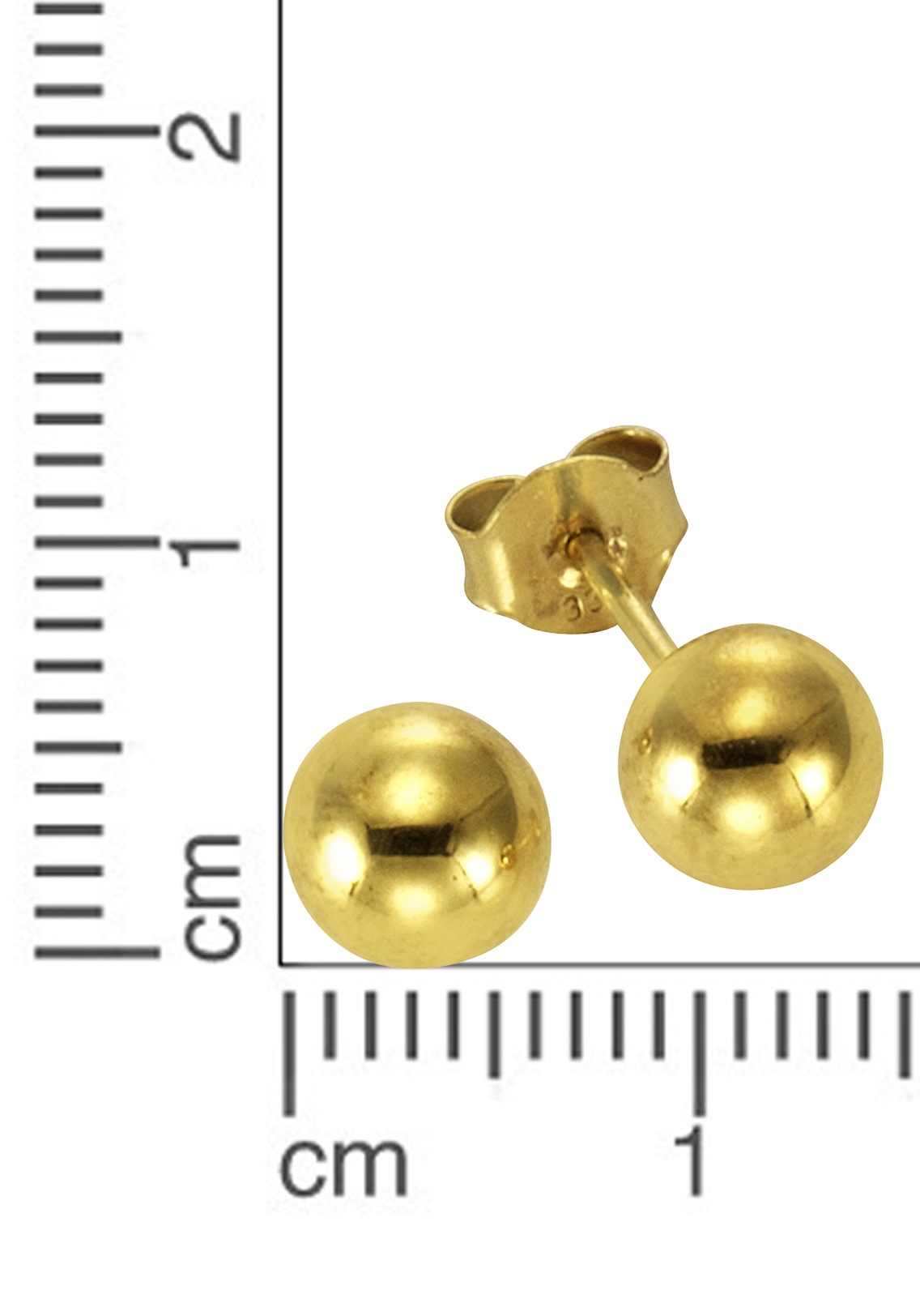 Firetti Paar Ohrstecker »Schmuck Geschenk Gold 333 Ohrschmuck Kugel«