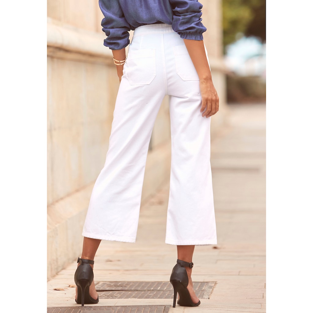 LASCANA Weite Jeans, in Culotte-Form