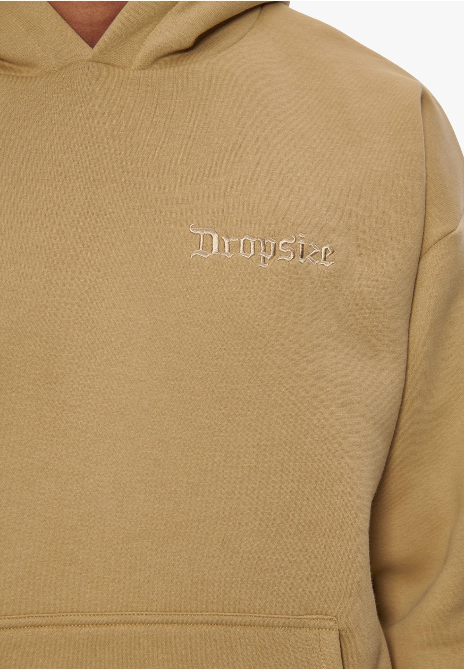 Dropsize Kapuzensweatshirt »Dropsize Herren Heavy Oversize Embo Hoodie«, (1 tlg.)