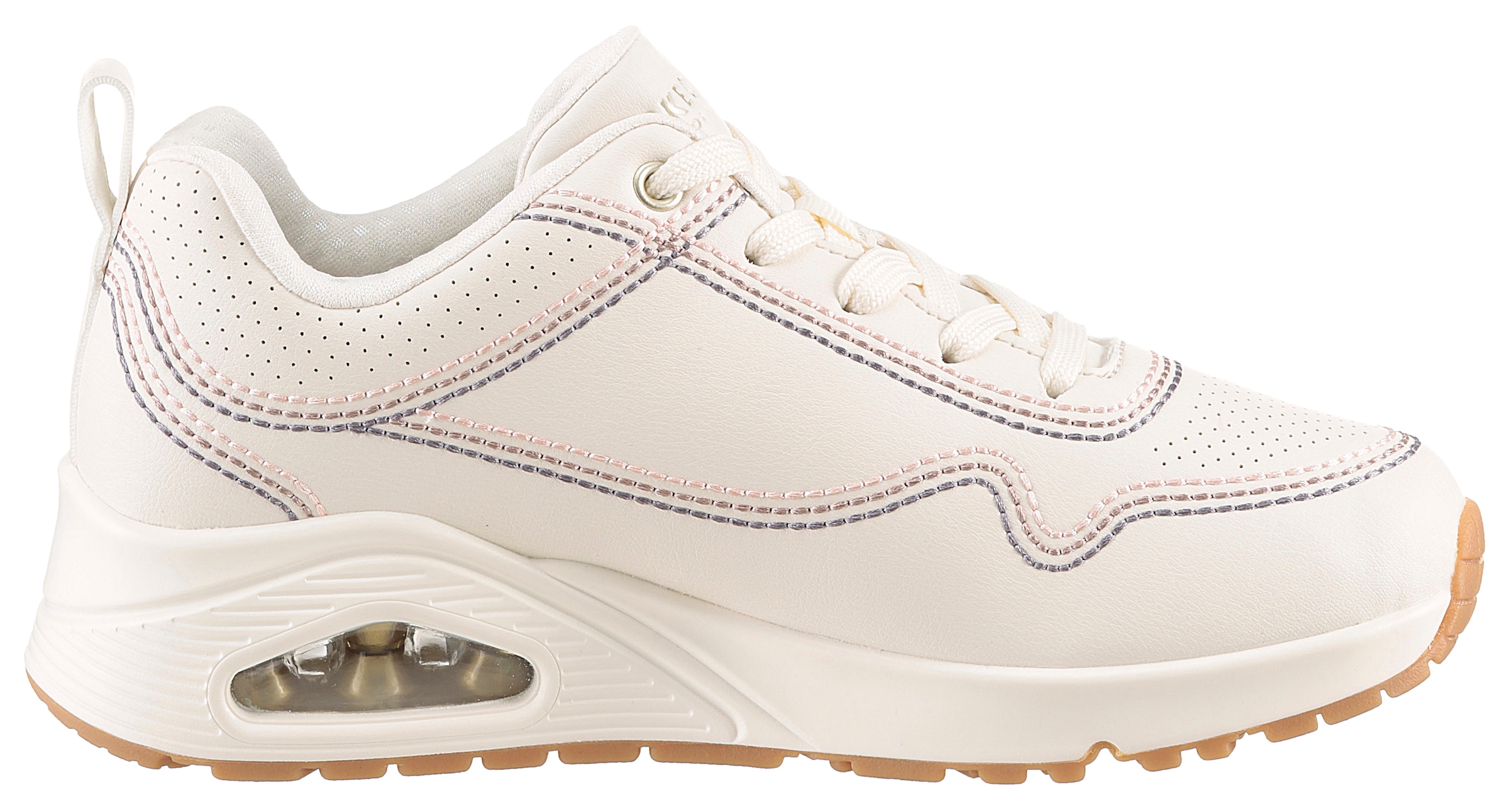 Skechers Sneaker »UNO-LUXURIOUS STITCHES«, Keilsneaker, Plateausneaker mit Skech-Air Funktion